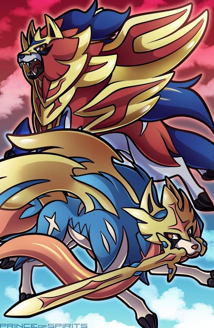 Zamazenta Zacian Pokemon Sword And Shiel 4K Wallpaper #3.1364