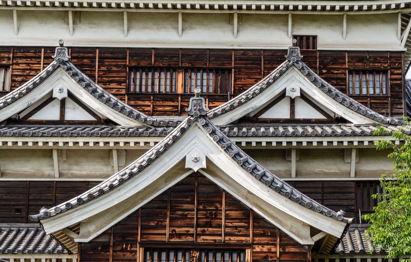 1332x850 Wallpaper Japan, Castle, Architecture, Hiroshima image