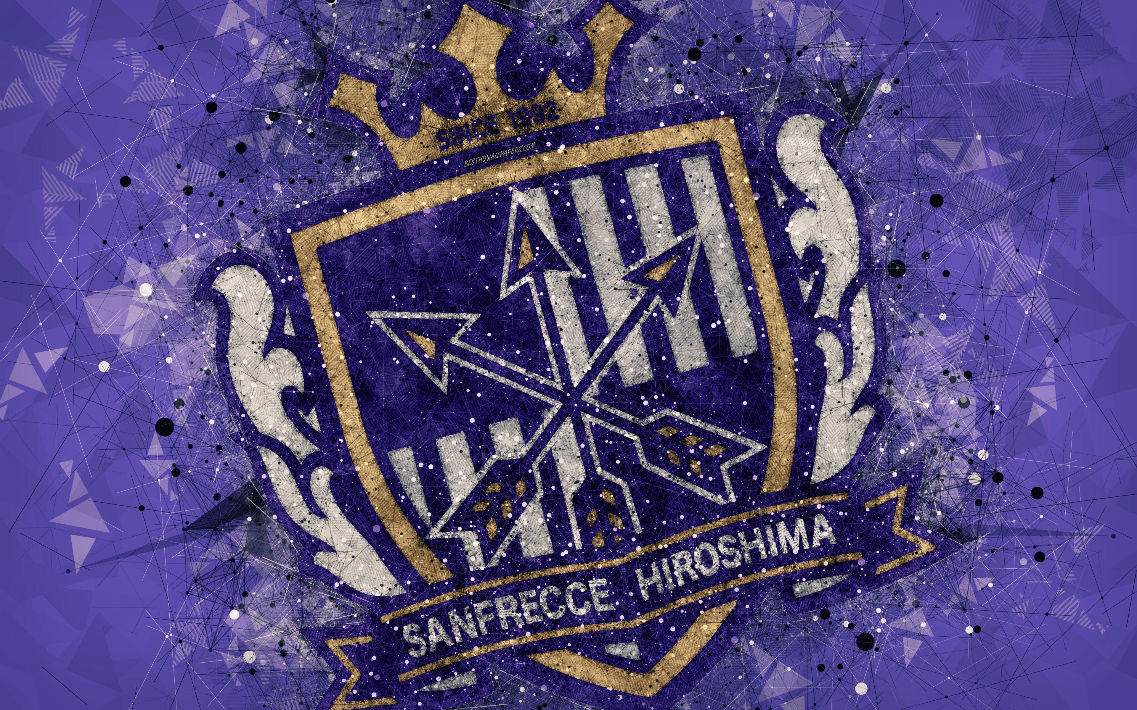 3840x2400 Download wallpaper Sanfrecce Hiroshima, 4k, Japanese football