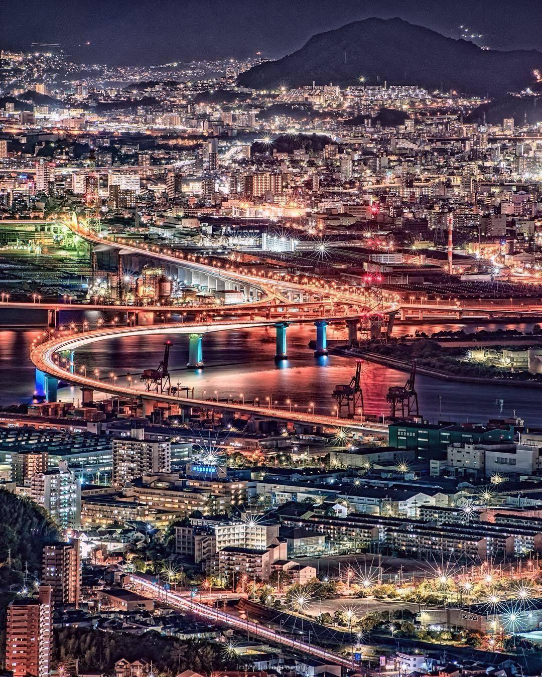 1080x1349 Night view of Hiroshima by imo_z, as showcased on Tokyo Camera