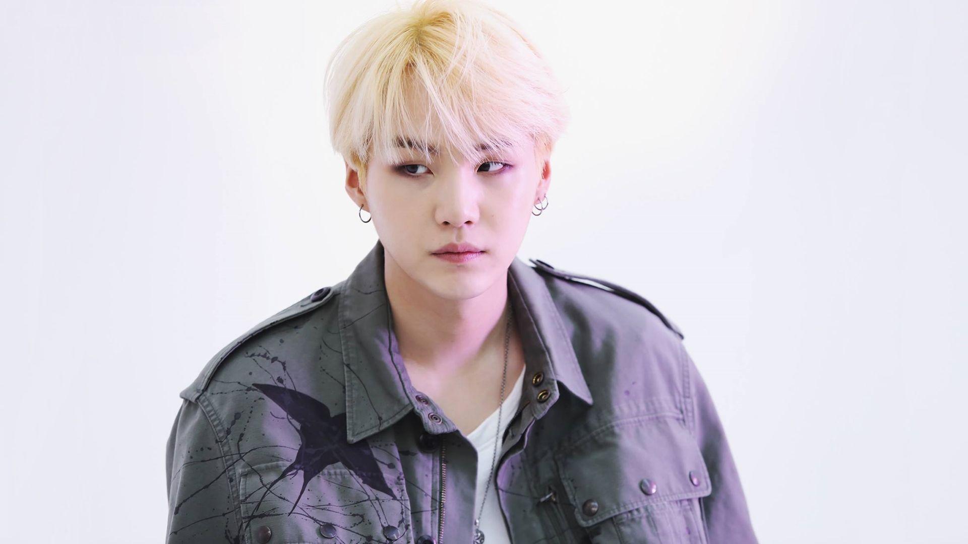 1920x1080 BTS Suga Desktop Wallpaper