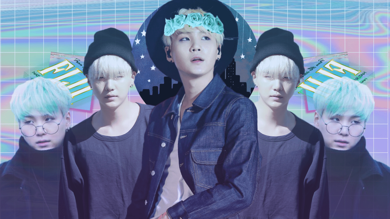 1280x720 Aesthetic Yoongi Desktop Wallpaper