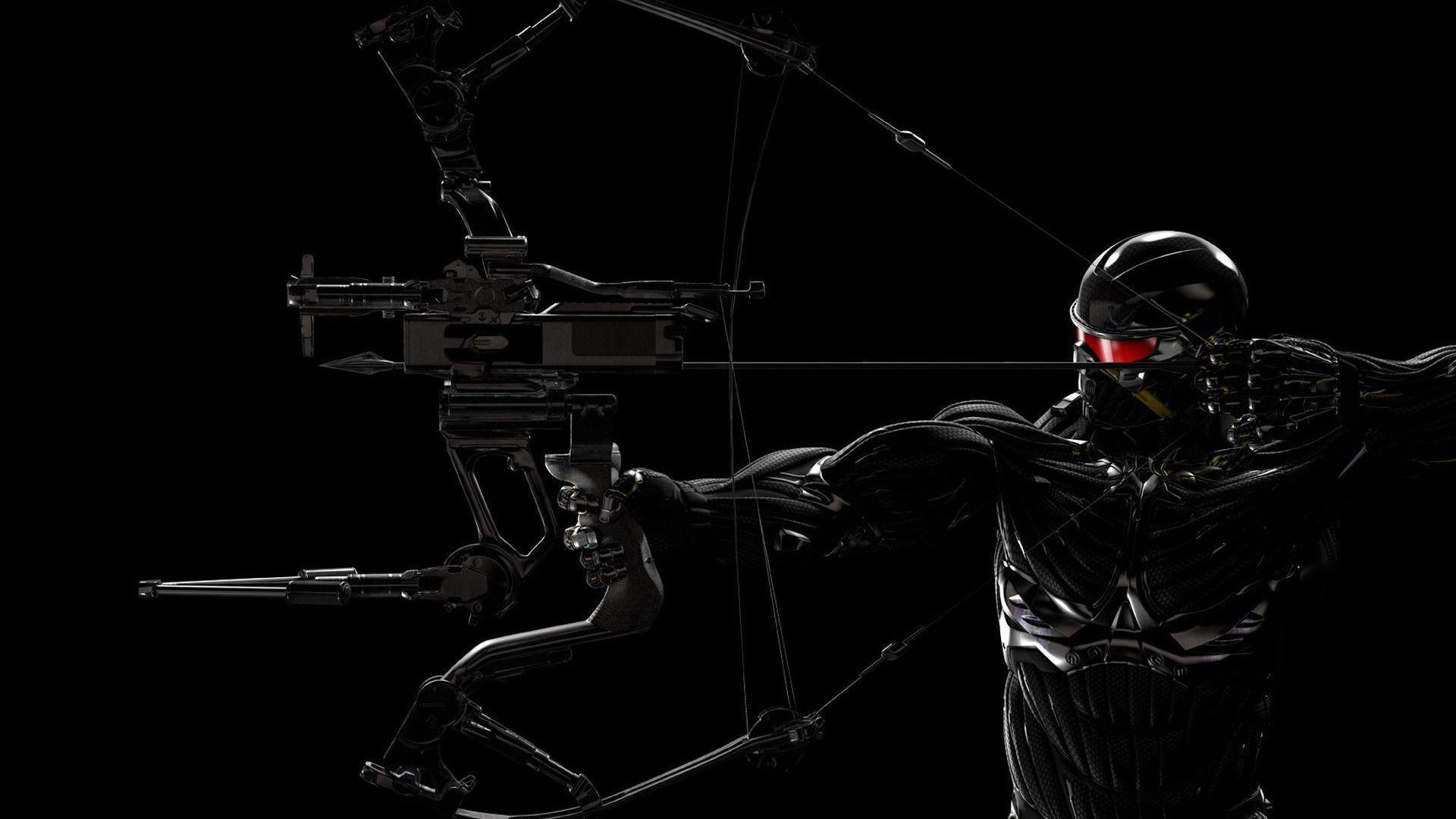 1920x1080 Download 1920x1080 HD Wallpaper crysis armor bow dark warrior