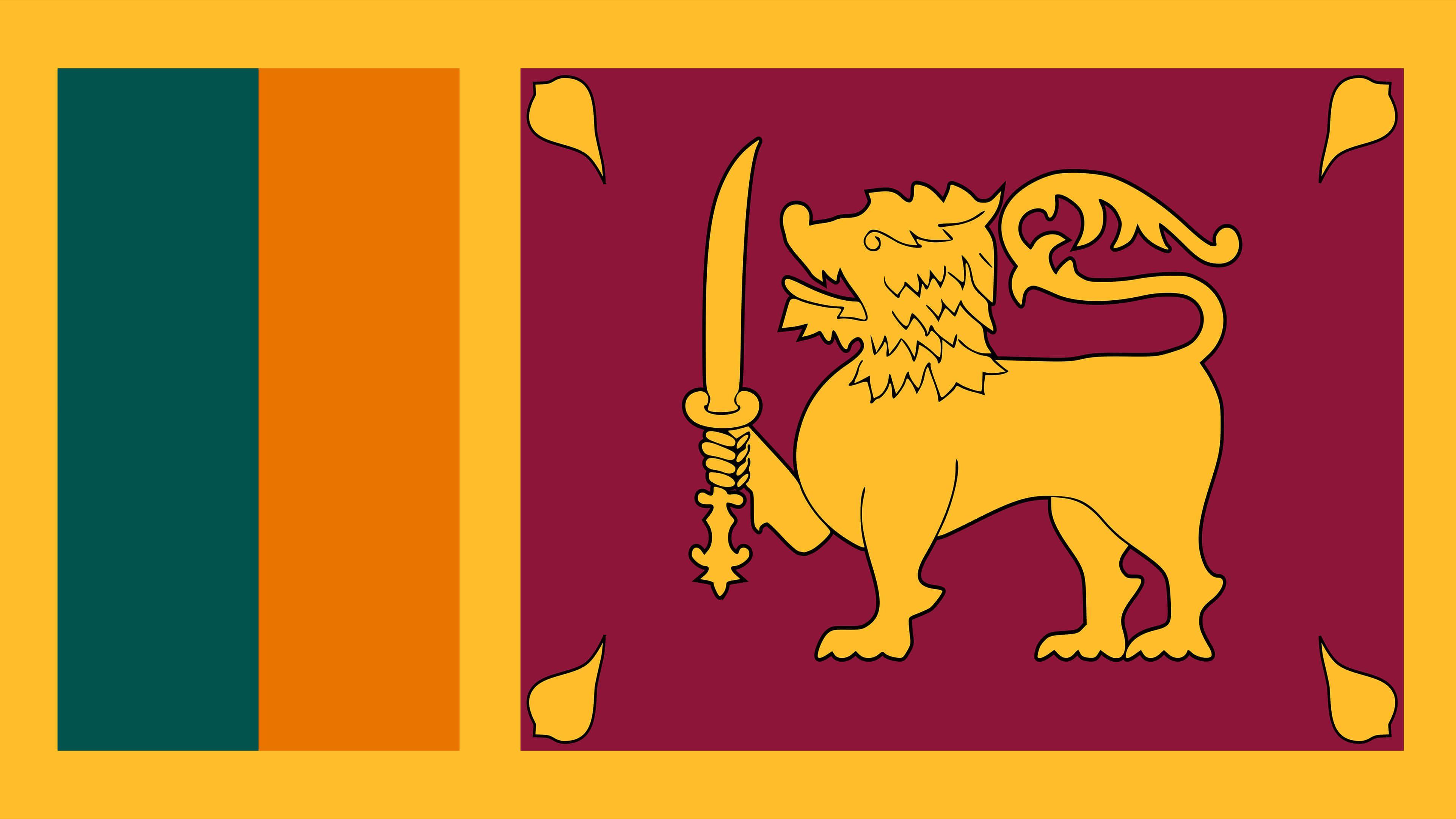 3840x2160 Sri Lanka Flag UHD 4K Wallpaper