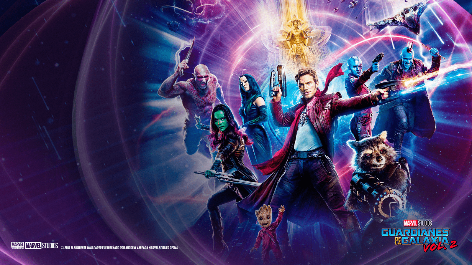 1600x900 Guardians Of The Galaxy Vol 2 Wallpaper