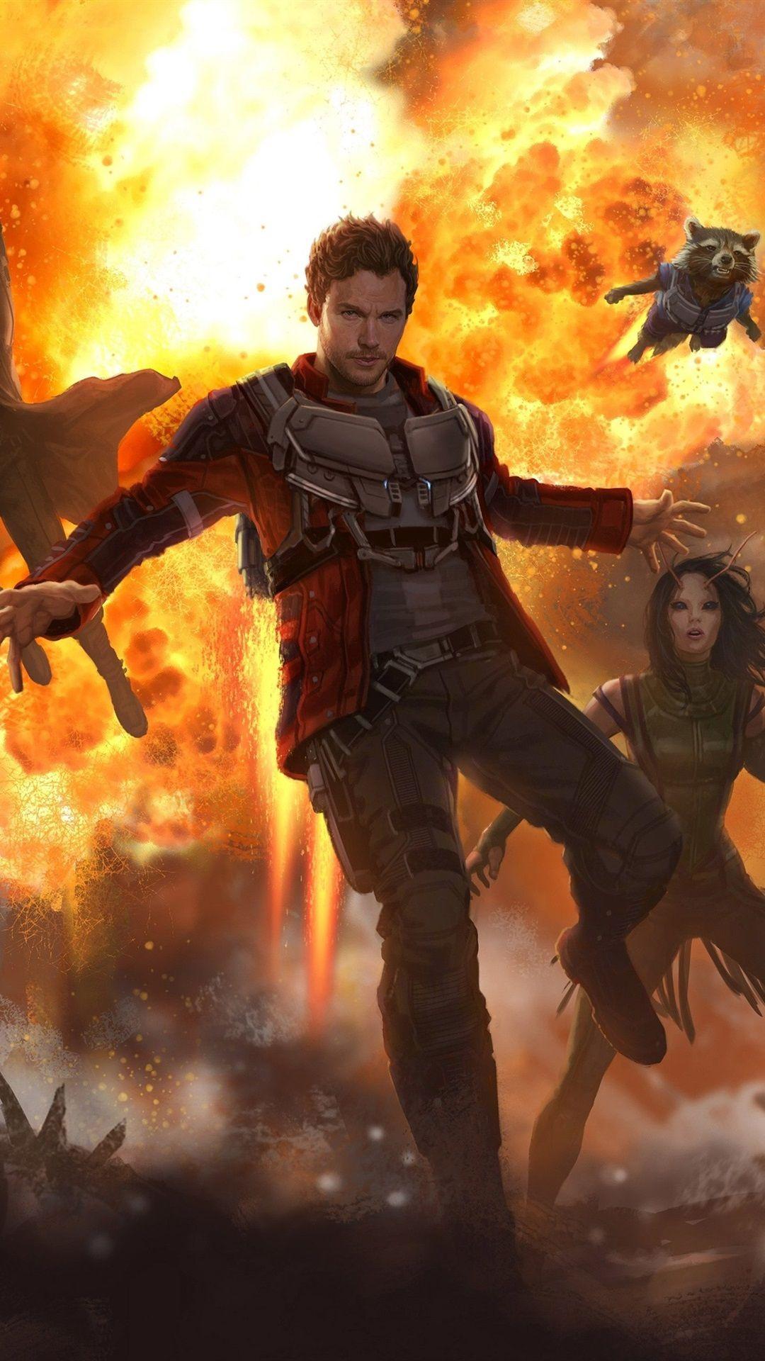 1080x1920 Guardians of the Galaxy Vol. Marvel art picture 1080x1920