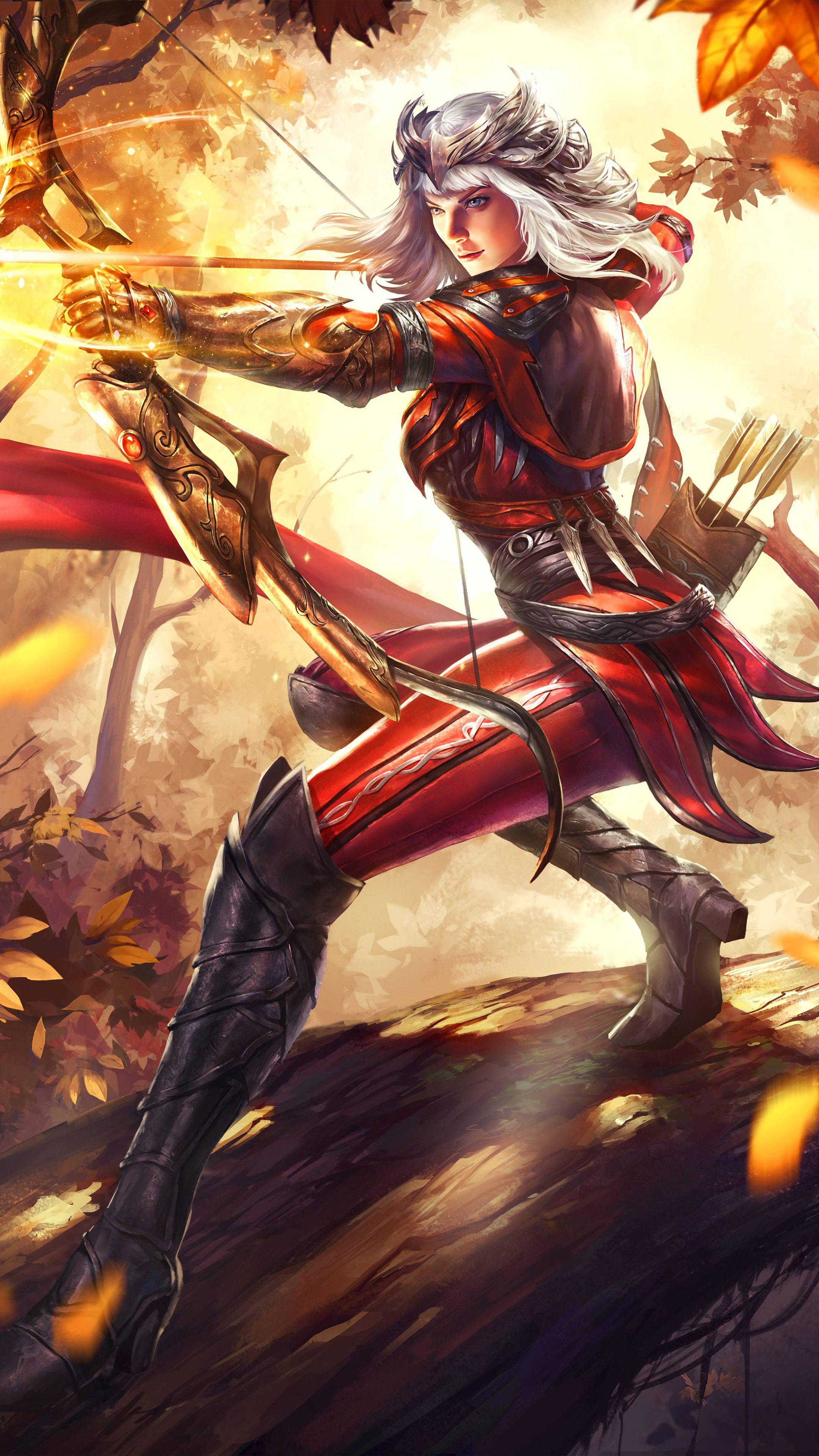2160x3840 Artemis Smite Hero Free 4K Ultra HD Mobile Wallpaper