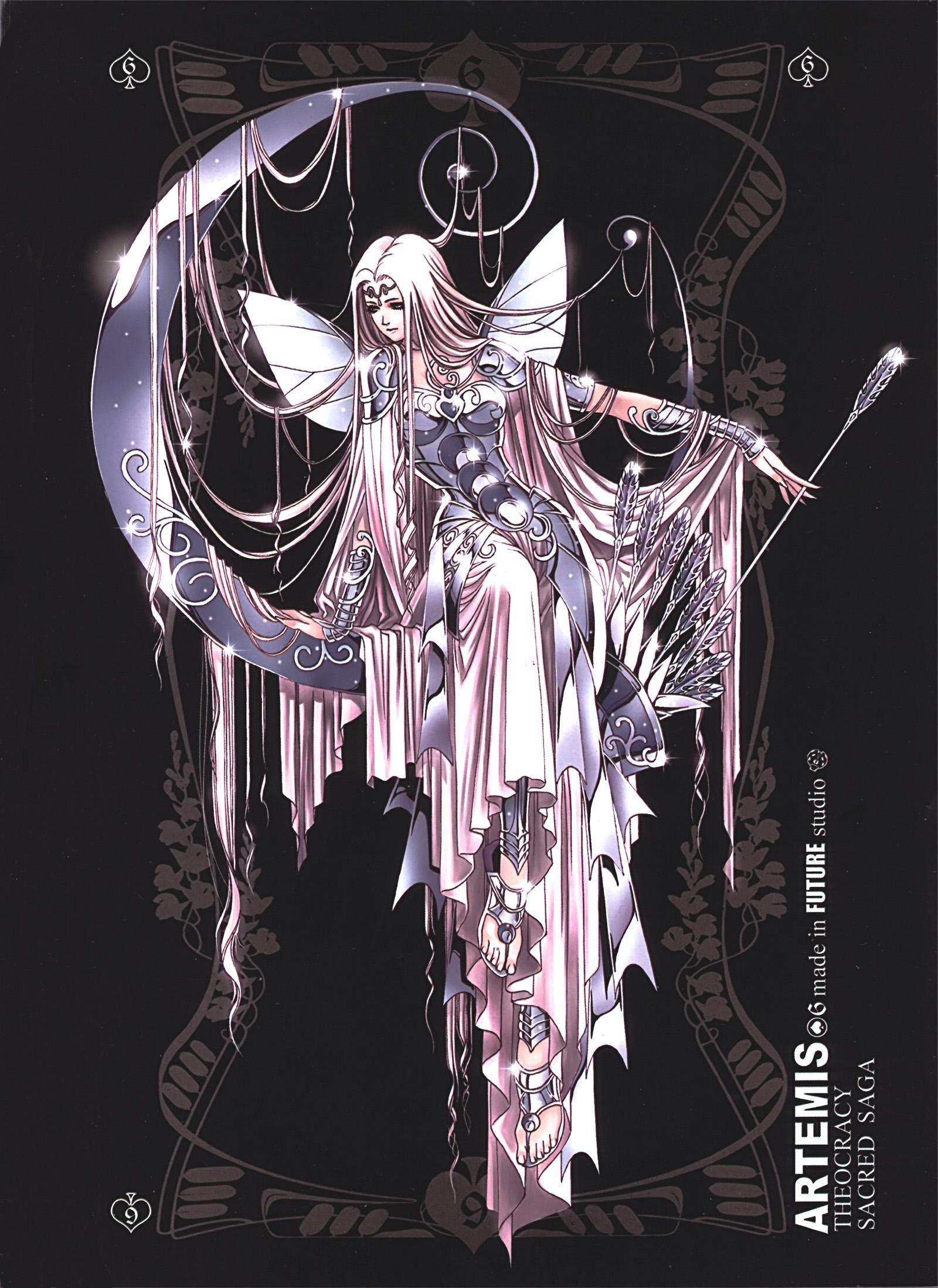 1600x2196 Saint Seiya anime anime girls Artemis wallpaperx2196
