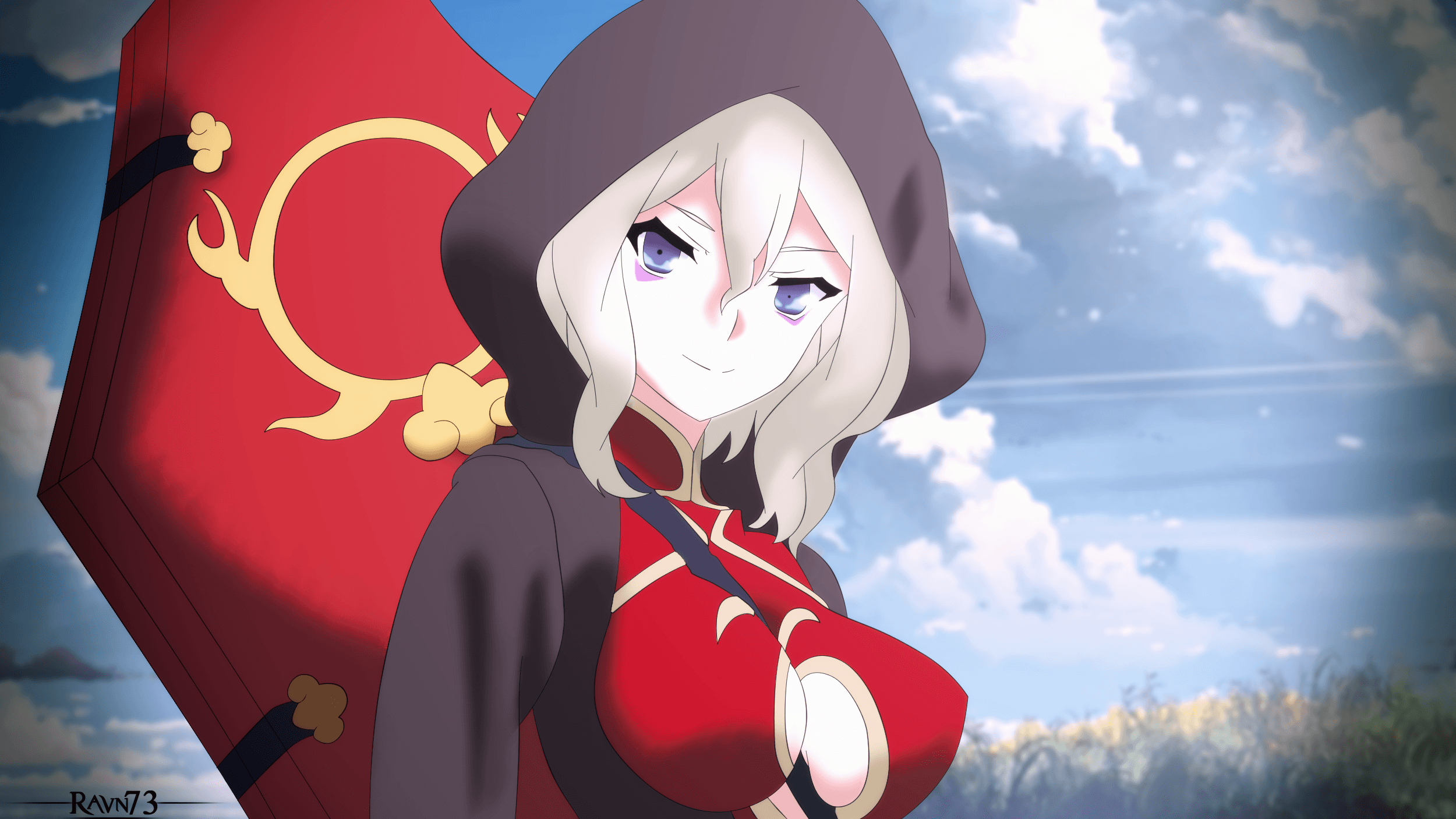2500x1406 Chaos Dragon, Ro Chenfa, anime, anime girls