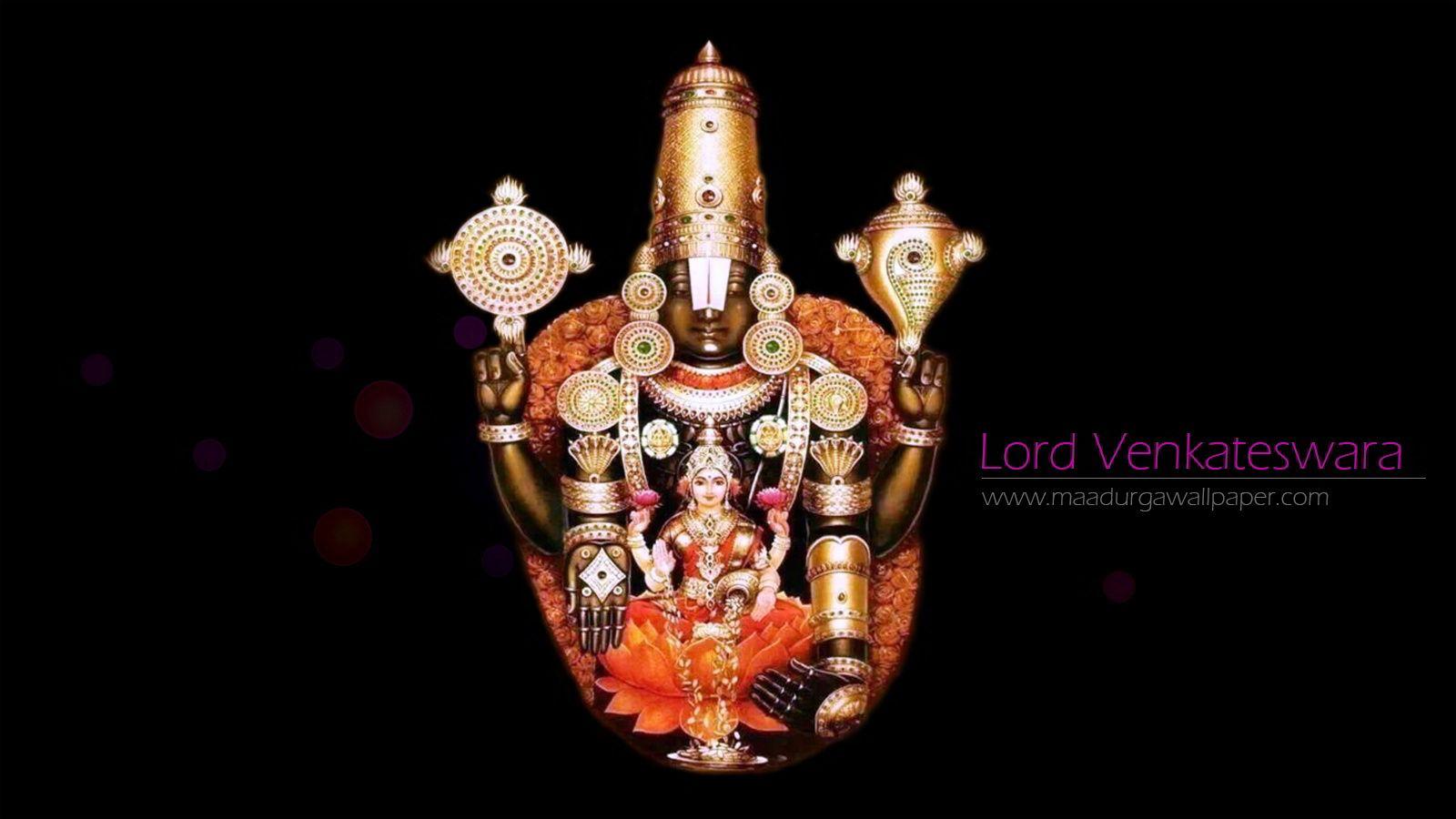 1600x900 lord venkateswara photo frames with lights and music