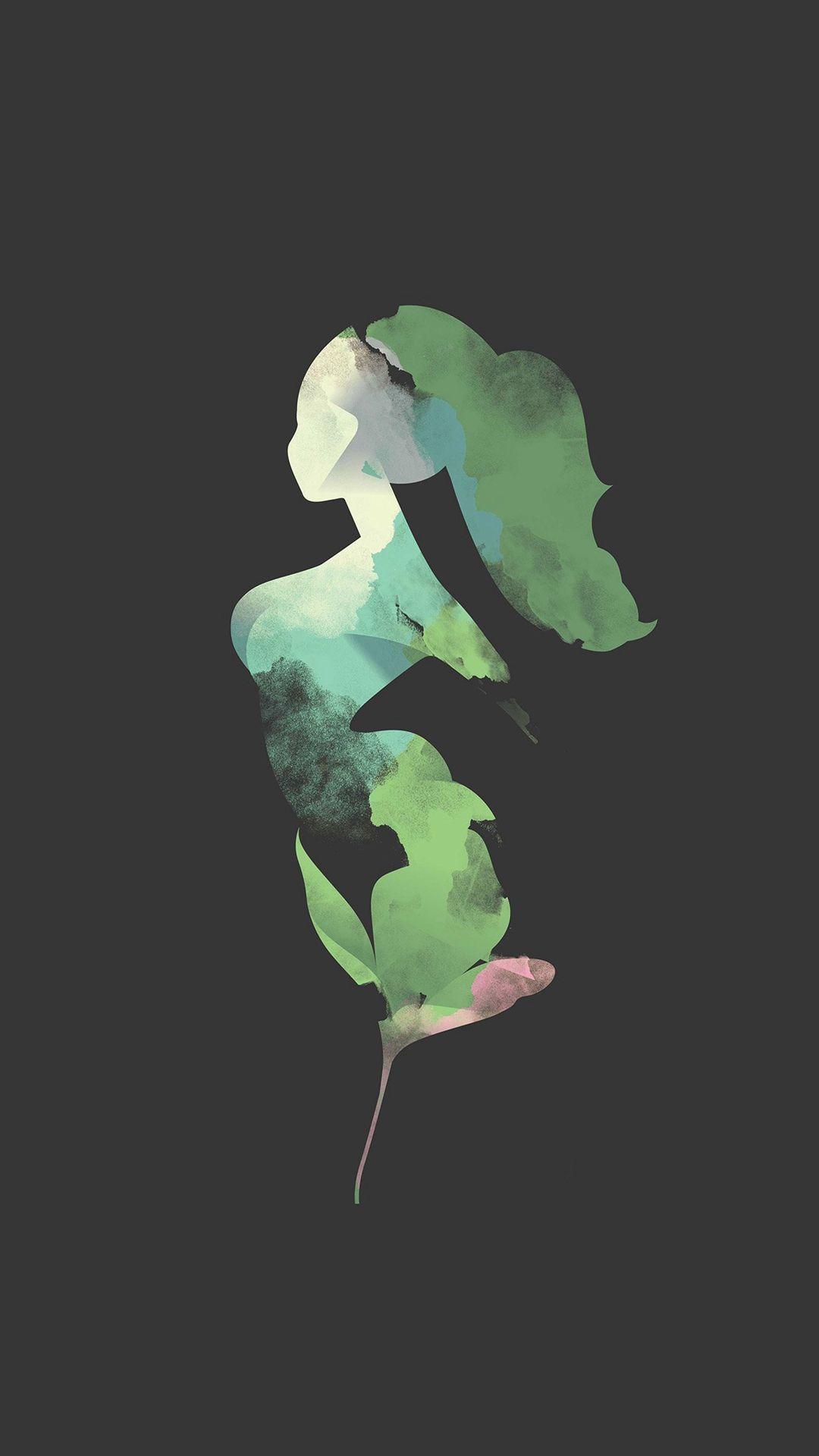 1080x1920 Women Illustrations Wallpaper