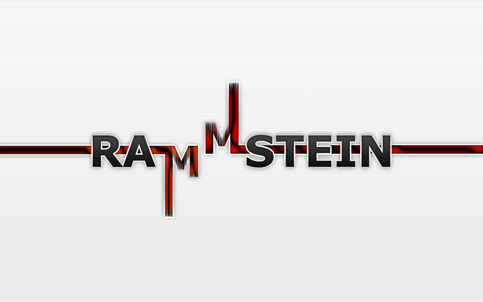 1680x1050 Rammstein Pulse Typography Desktop Wallpaper
