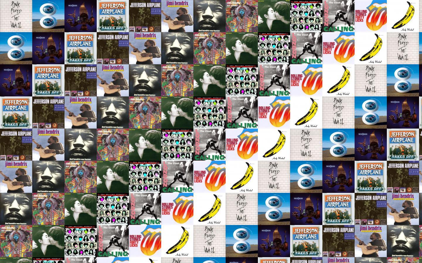 1440x900 Pink Floyd All Album Cover Pulse Relics Jefferson Wallpaper