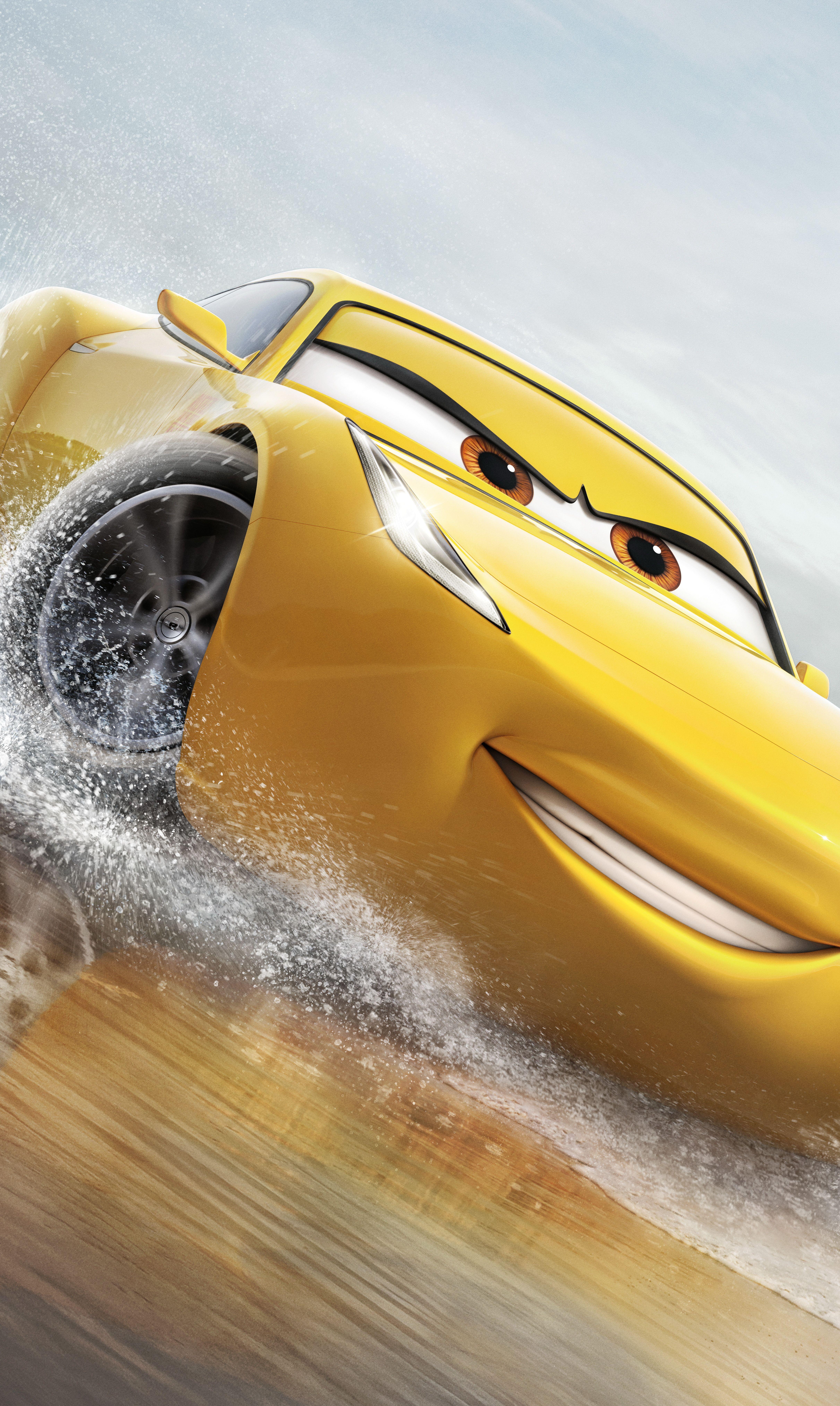 4846x8108 Desktop Wallpaper Cars 3 Smile Cruz Ramirez Yellow 4846x8108
