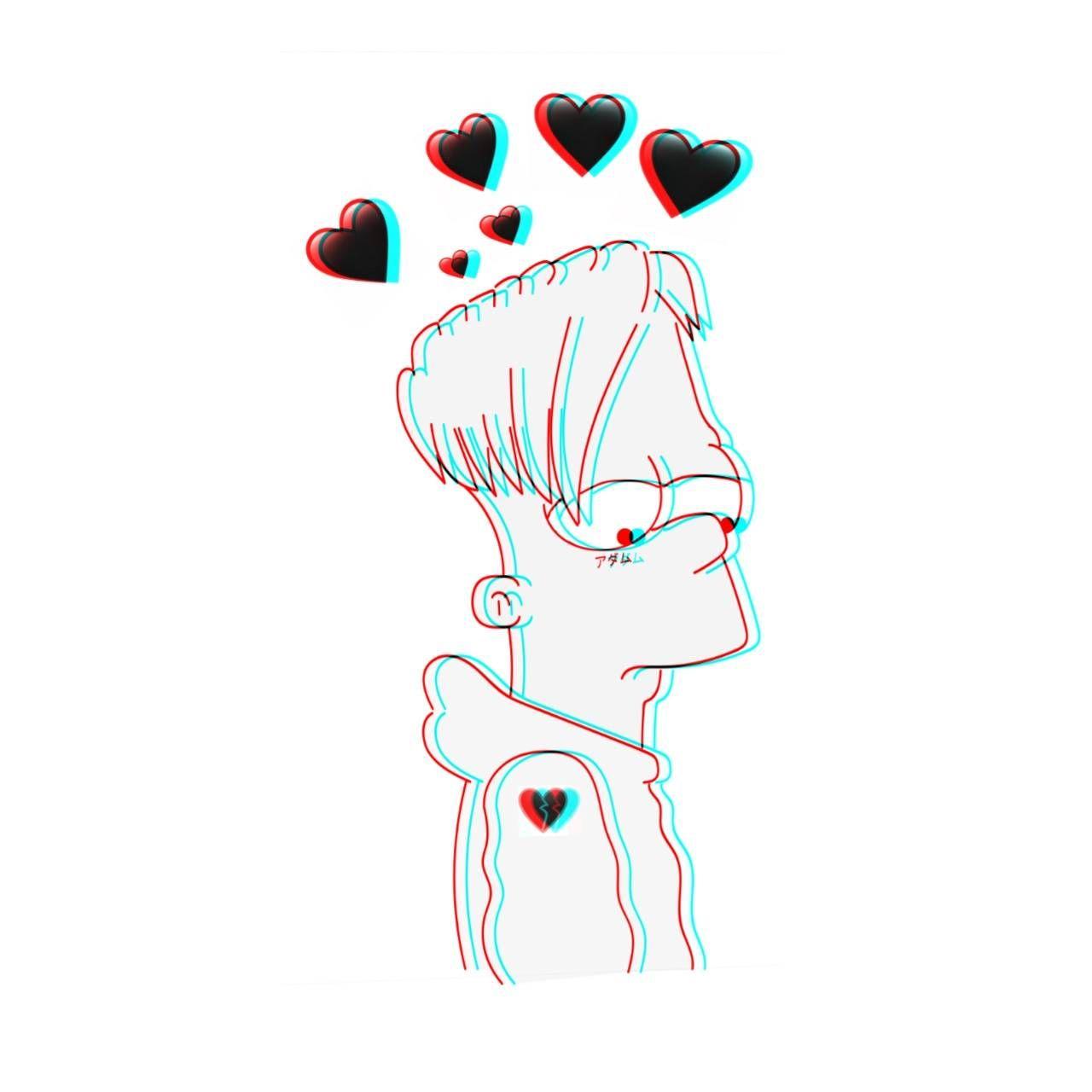 1280x1280 Teenager Bart wallpaper