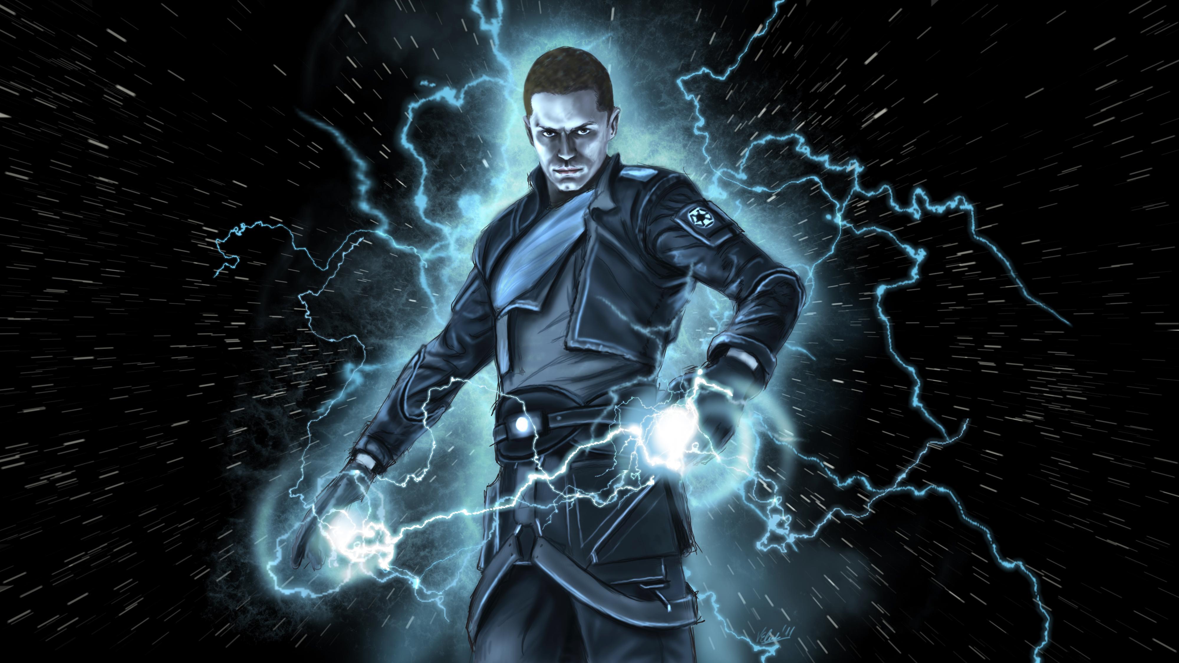 4000x2250 Starkiller Wallpaper Marek Force Lightning, HD Wallpaper