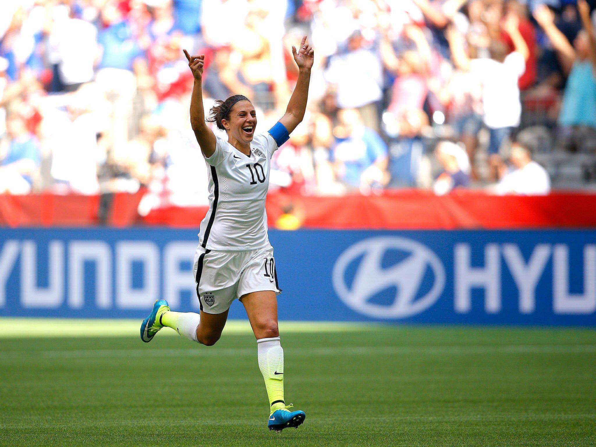 2048x1536 Carli Lloyd Scores Brilliant Half Way Line Goal For Women's World Cup Final Hat Trick Claims She 'visualised Scoring' As US Beat Japan