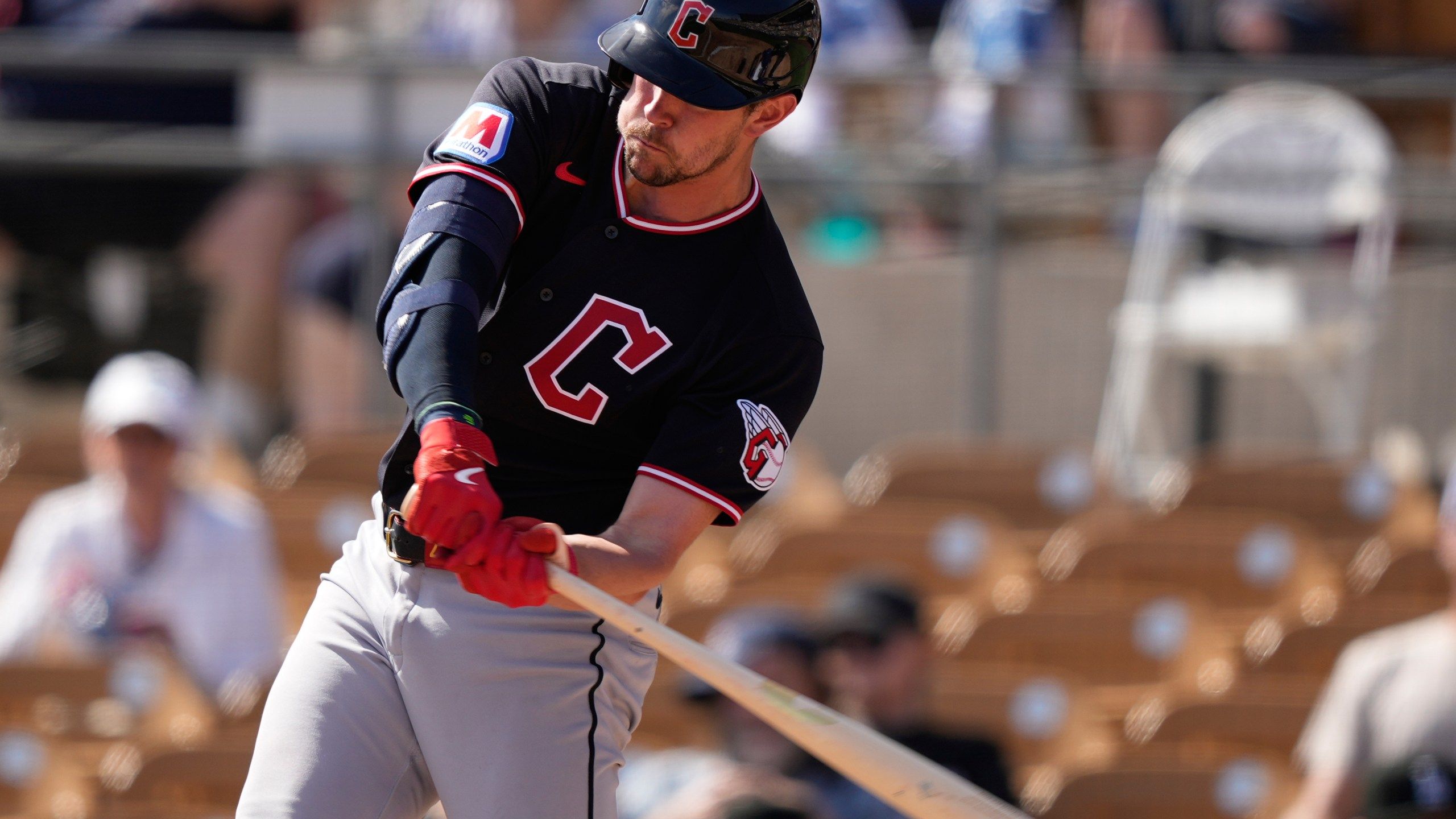2560x1440 Cleveland Guardians cut struggling outfielder from Spring Training roster