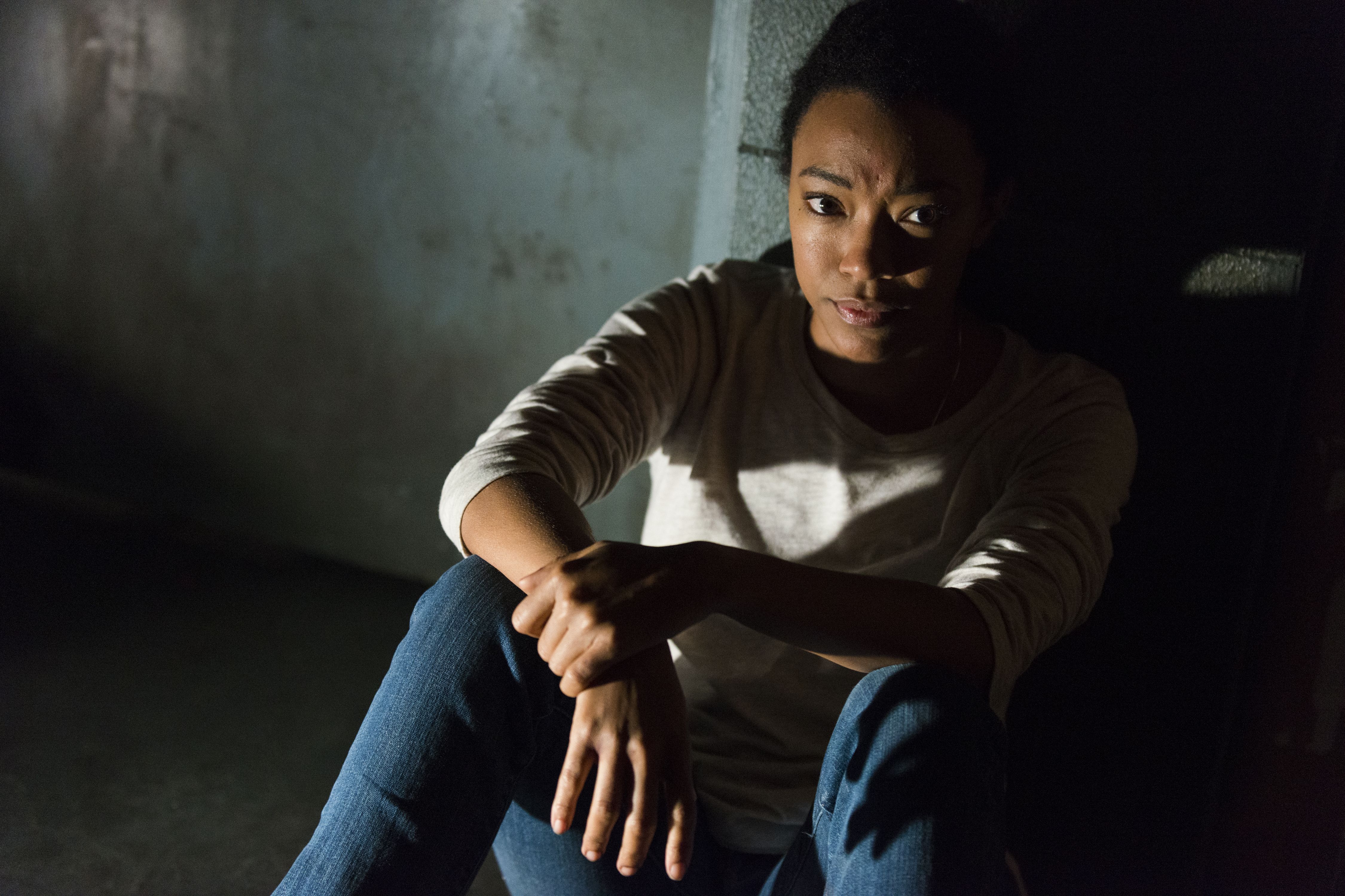 4500x3000 Download Sonequa Martin Green Sasha Williams TV Show The Walking Dead 4k Ultra HD Wallpaperx3000