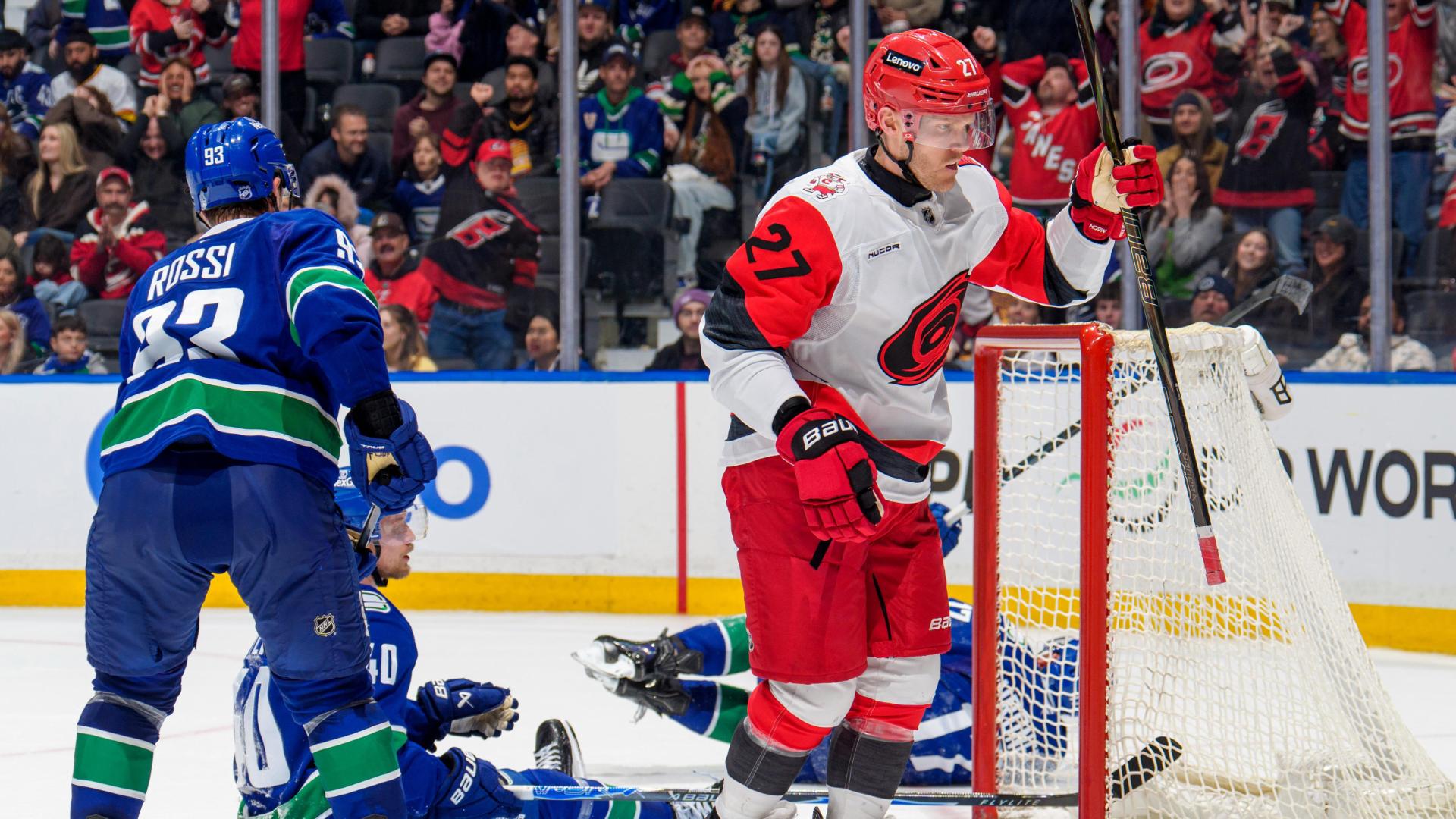 1920x1080 Nikolaj Ehlers' Hat Trick Leads Hurricanes Past Canucks 6 4 Raleigh Durham