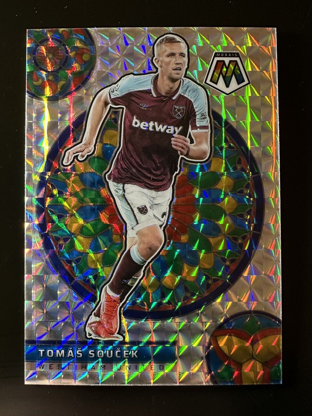 1200x1600 Tomas Soucek 2021 Mosaic Premier League Stained Glass /(SSP) Price Guide Card Investor