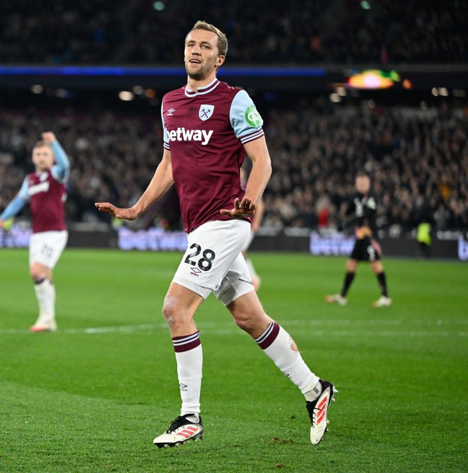948x959 West Ham 2 Leicester 0: Foxes 5 Points Off Escaping Relegation Zone As Birthday Boy Soucek Helps Down Hopeless Visitors