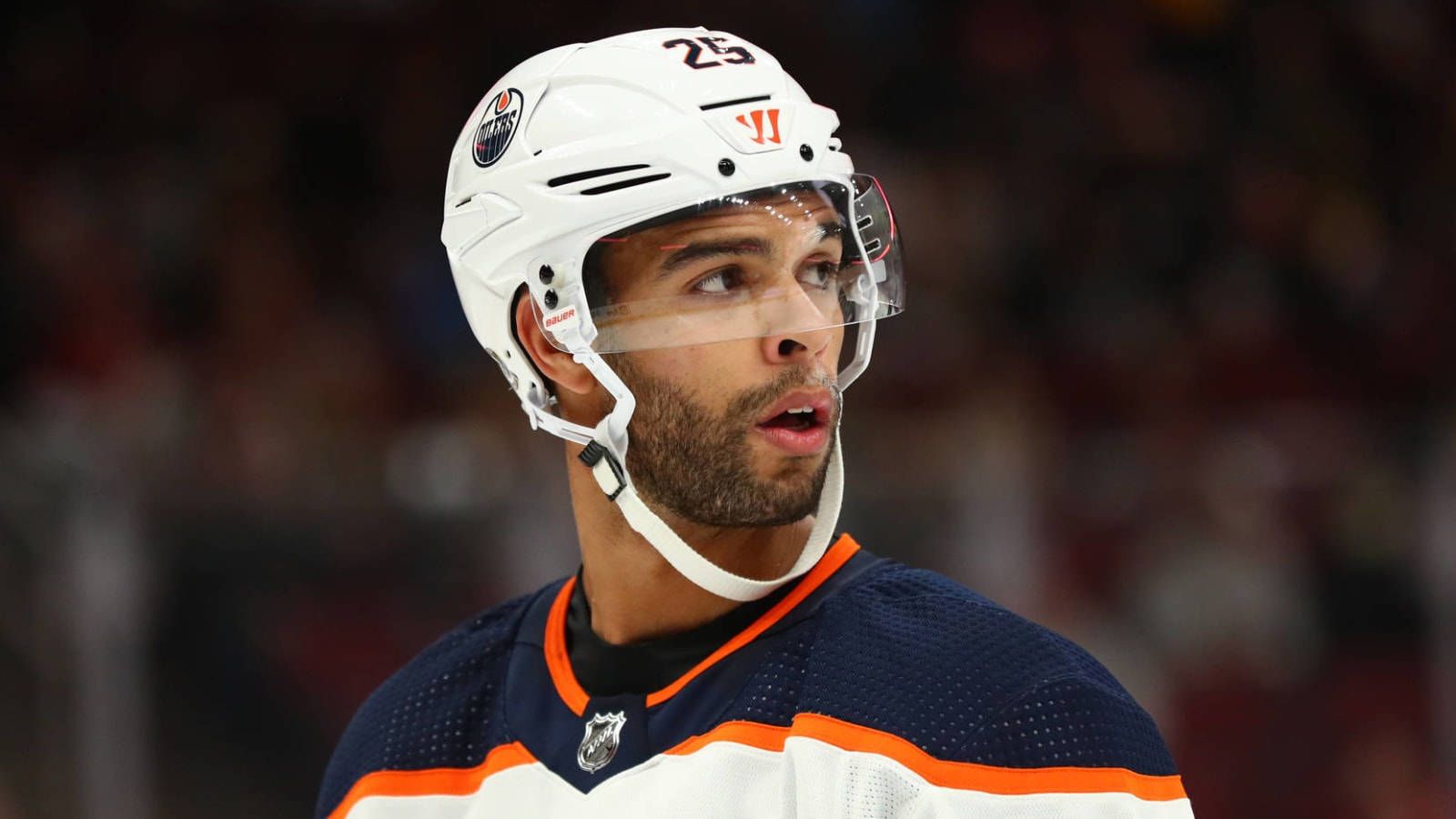 1600x900 Darnell Nurse In Edmonton Oilers Versus Montreal Canadiens Wallpaper