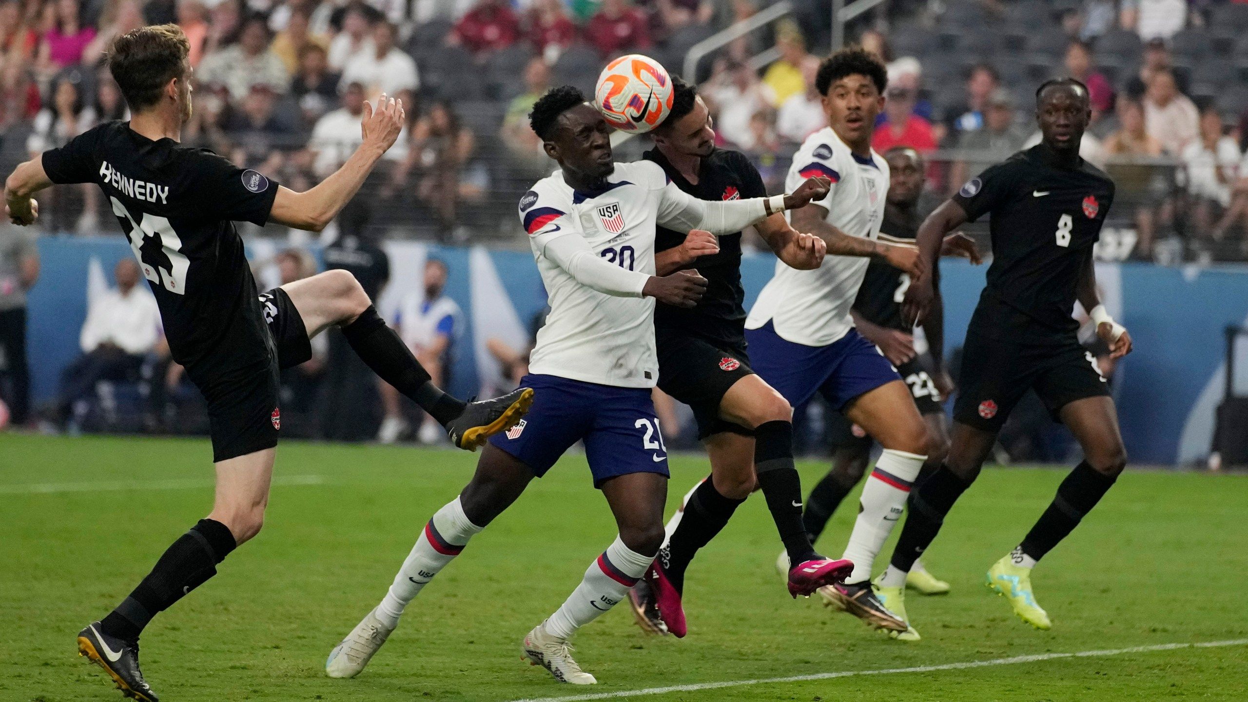 2560x1440 US Beats Canada 2 0 To Win CONCACAF Nations League On Goals By Balogun And Richards