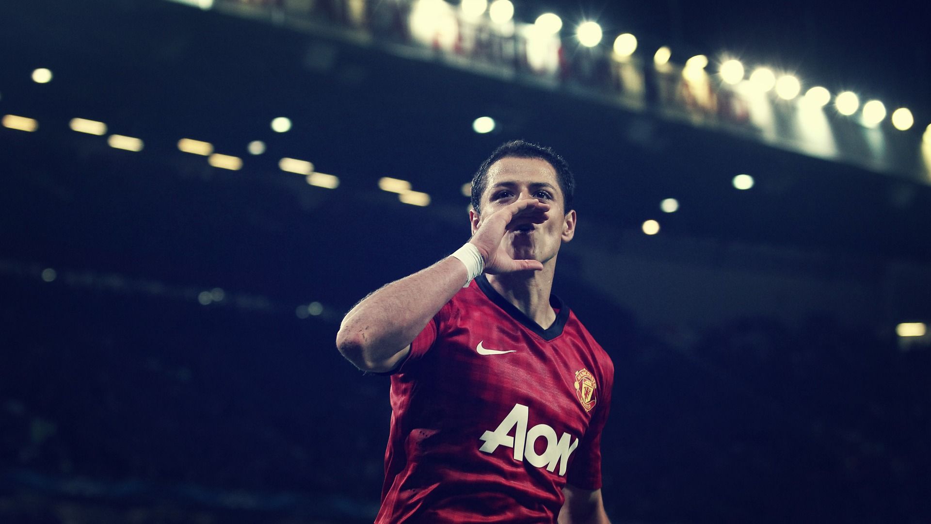 1920x1080 Wallpaper Manchester United, chicharito, Javier Hernandez for mobile and desktop, section спорт, resolution 1920x1080