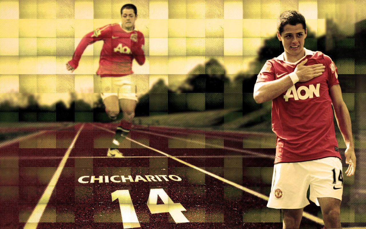 1280x800 Javier Hernandez. Manchester United Wallpaper
