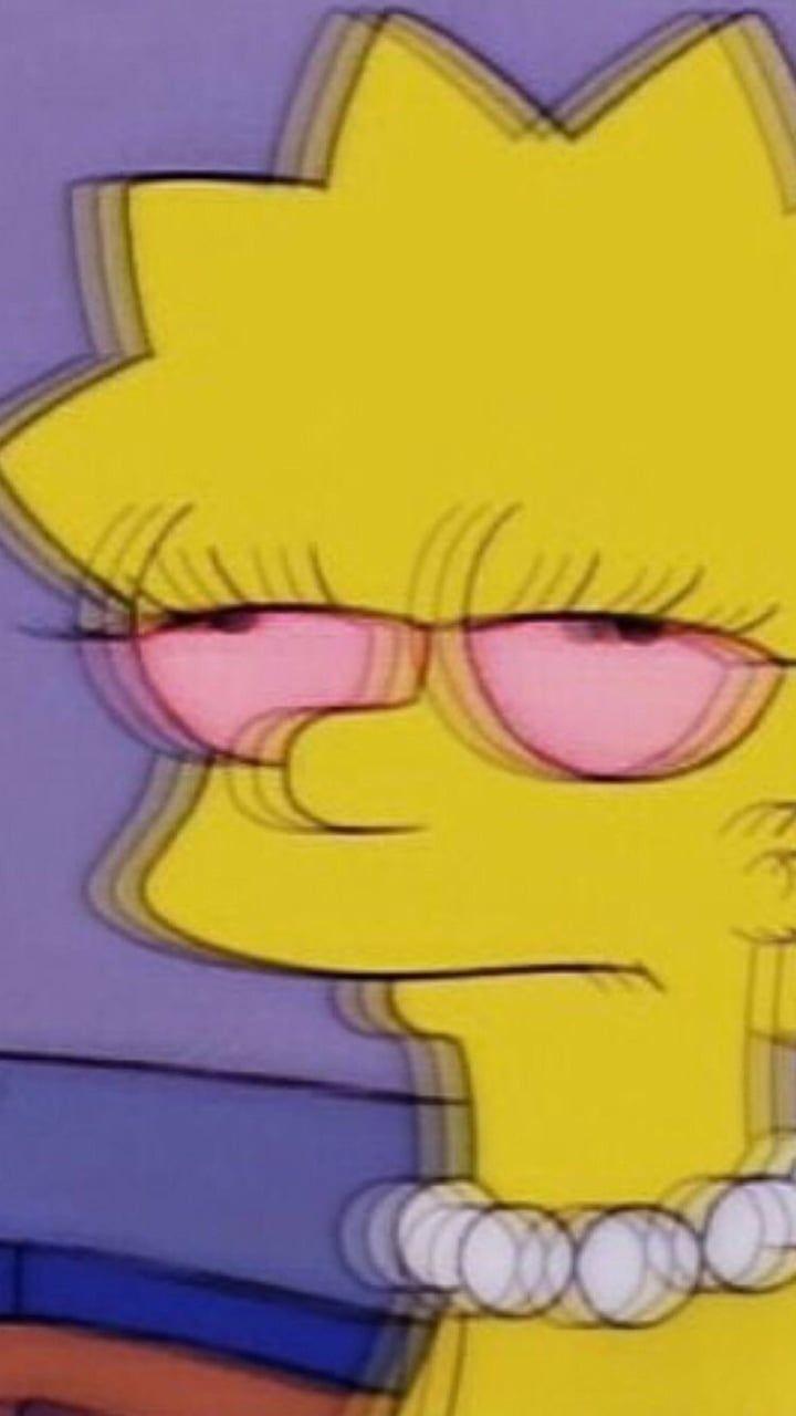720x1280 Lisa Simpson Aesthetics Wallpaper
