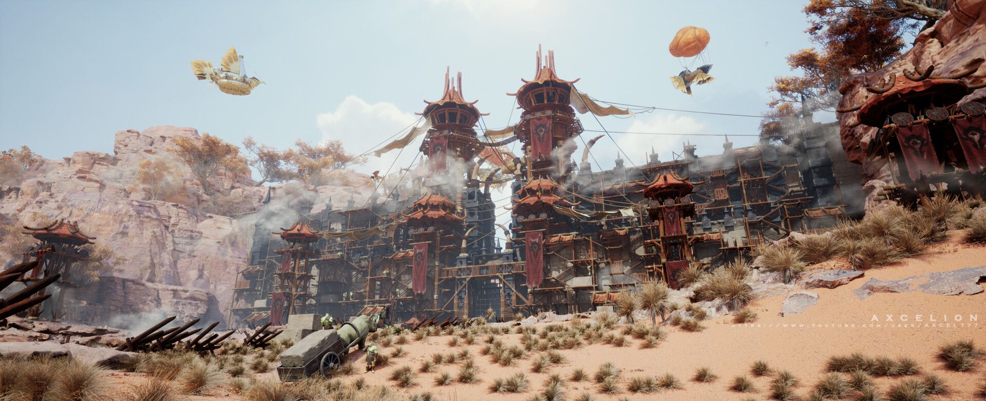 1920x781 ORGRIMMAR: PART 02 ADDING THE GATE CROWN IN UE5