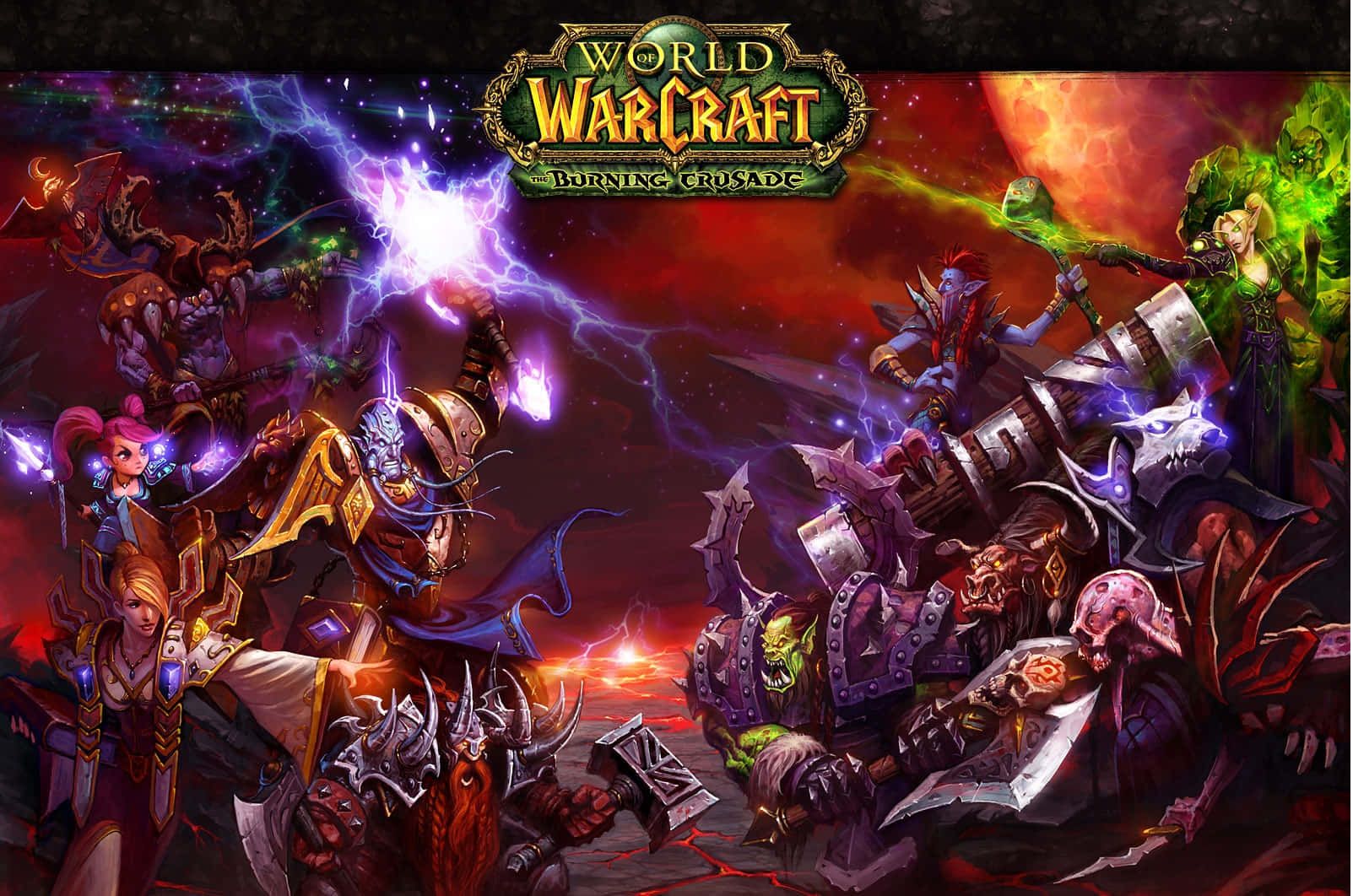 1603x1062 Download Epic Battle In The Burning Crusade, World Of Warcraft Wallpaper