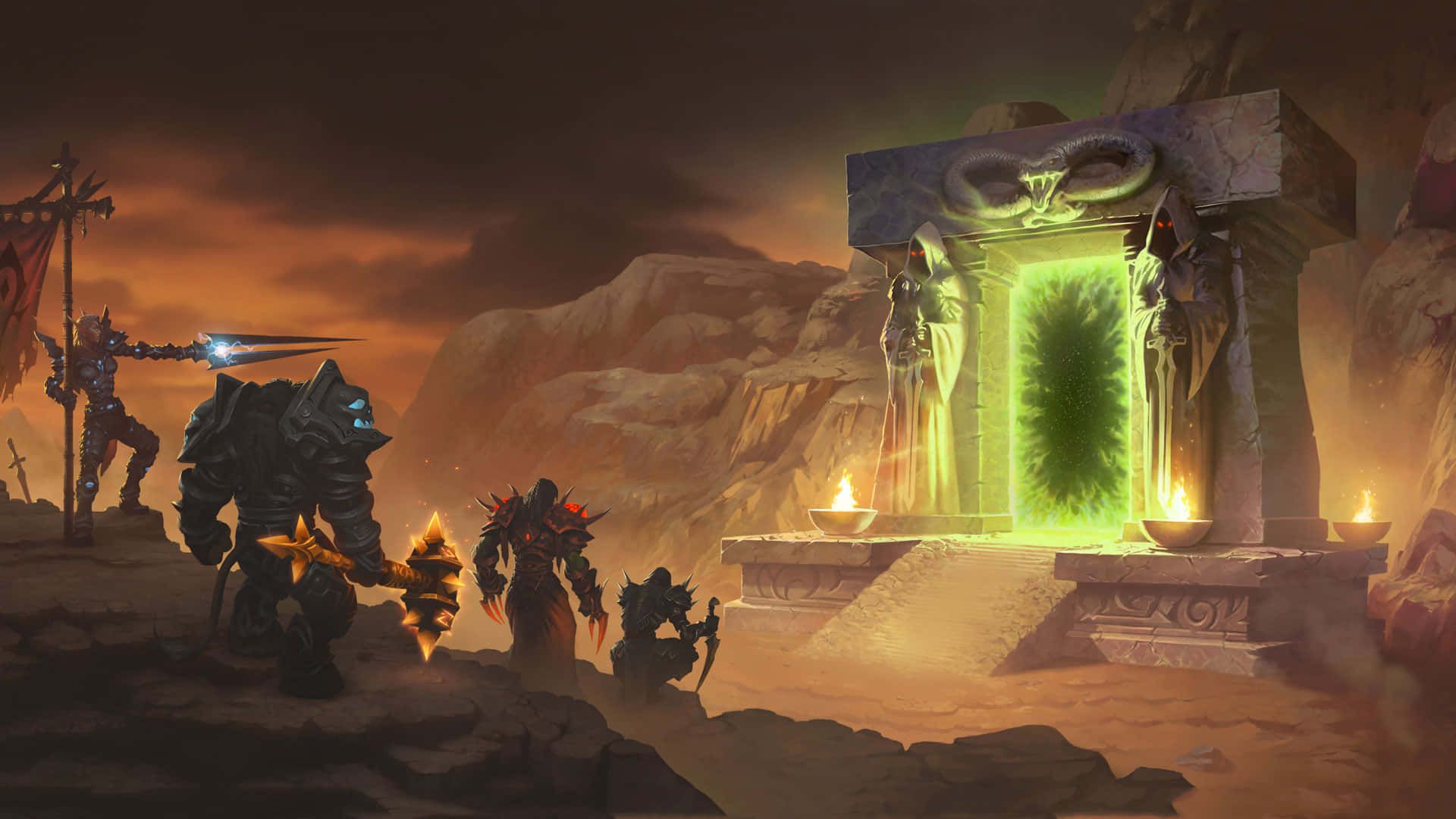 1920x1080 Download Epic Battle Of World Of Warcraft The Burning Crusade Wallpaper
