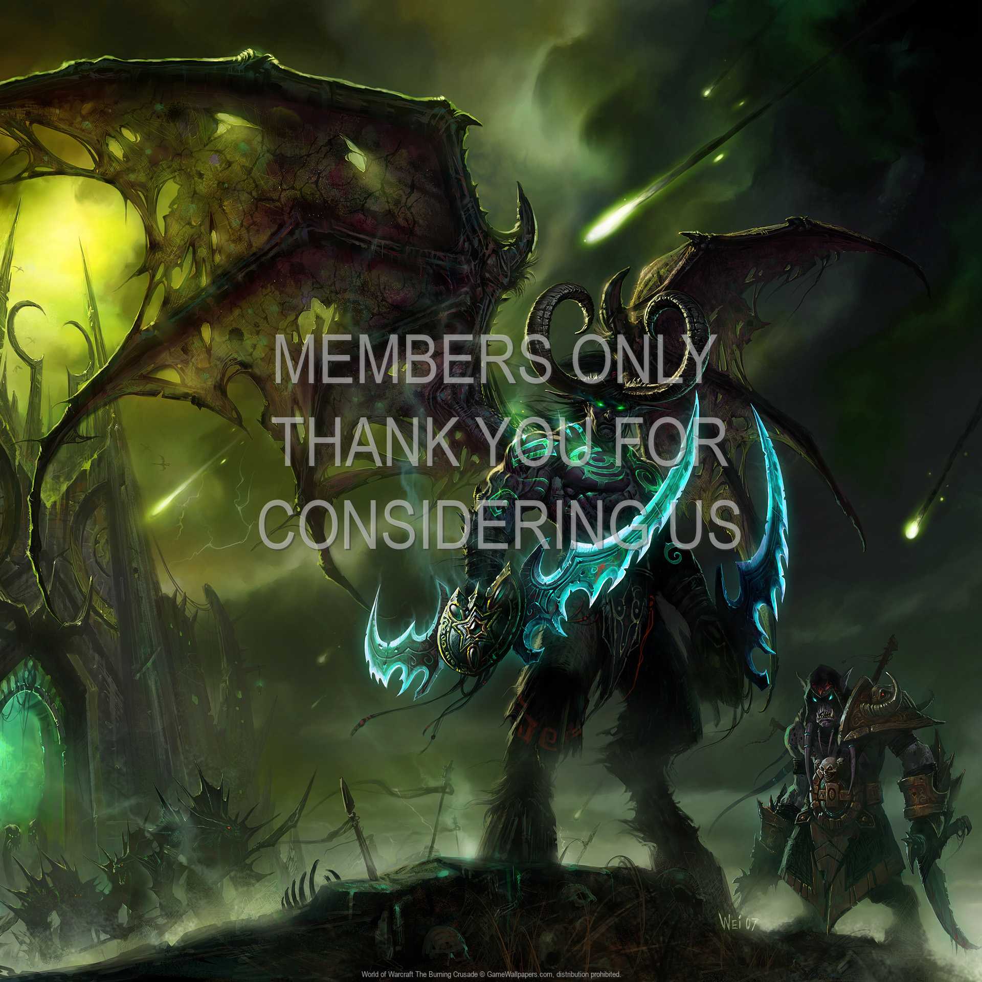 1920x1920 World of Warcraft: The Burning Crusade wallpaper 10 1080p Horizontal