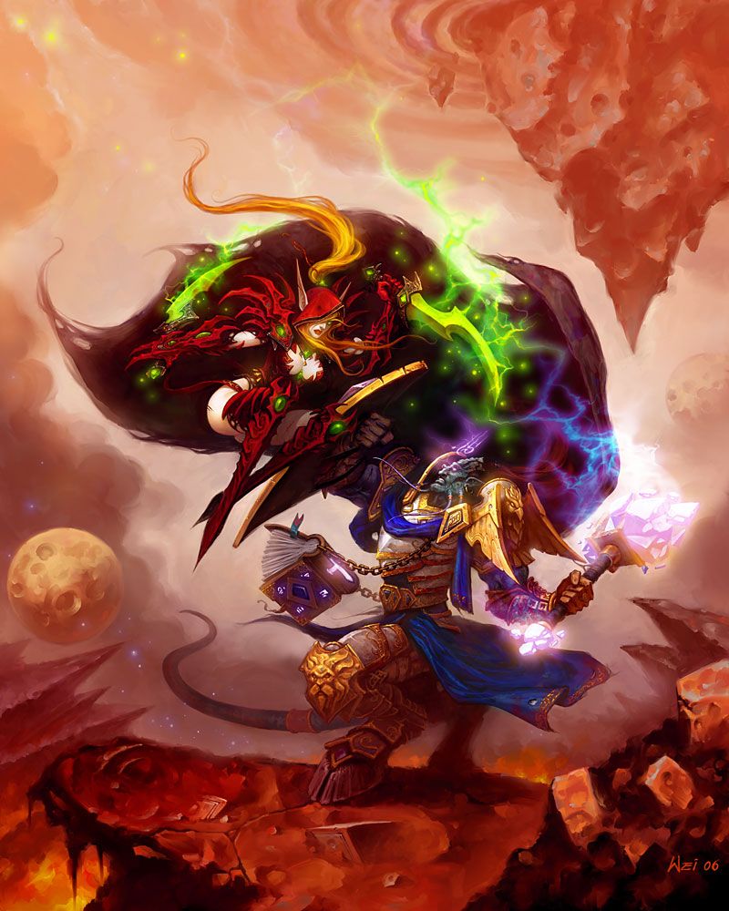 800x1000 Artwork de Burning Crusade (mai 2006). of Warcraft