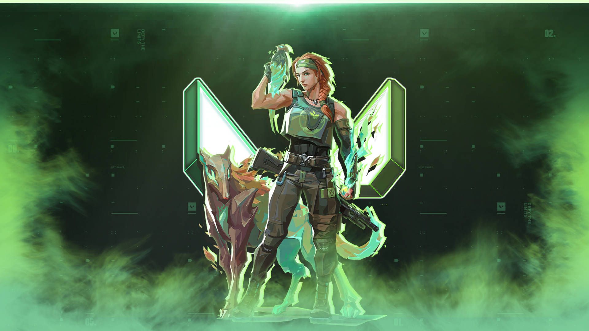 1920x1080 Download Valorant Computer Skye Green Wallpaper