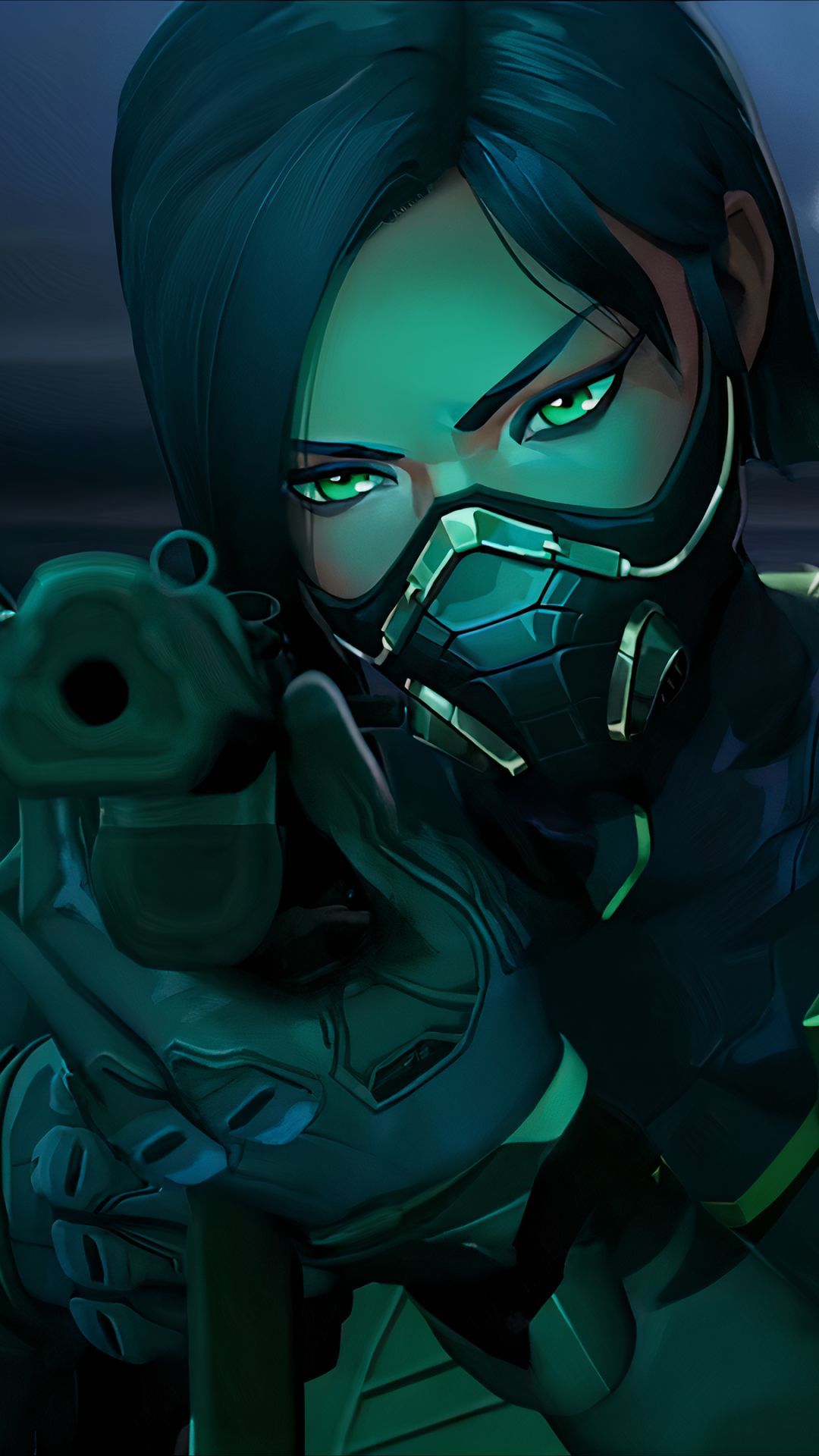 1080x1920 Phone wallpaper: Viper (Valorant), Video Game, Valorant, Green Eyes 1394843