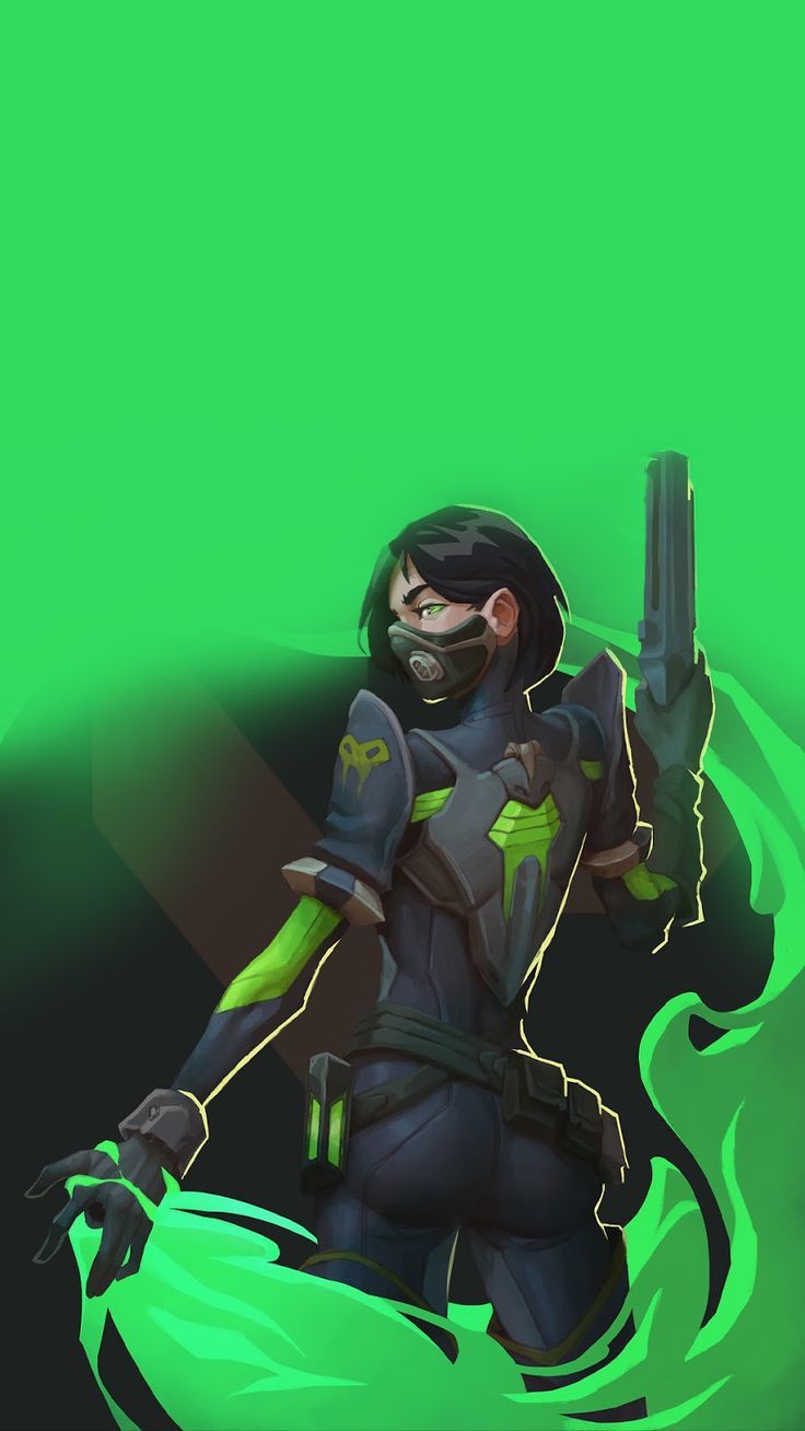 736x1308 Viper valorant fanart wallpaper