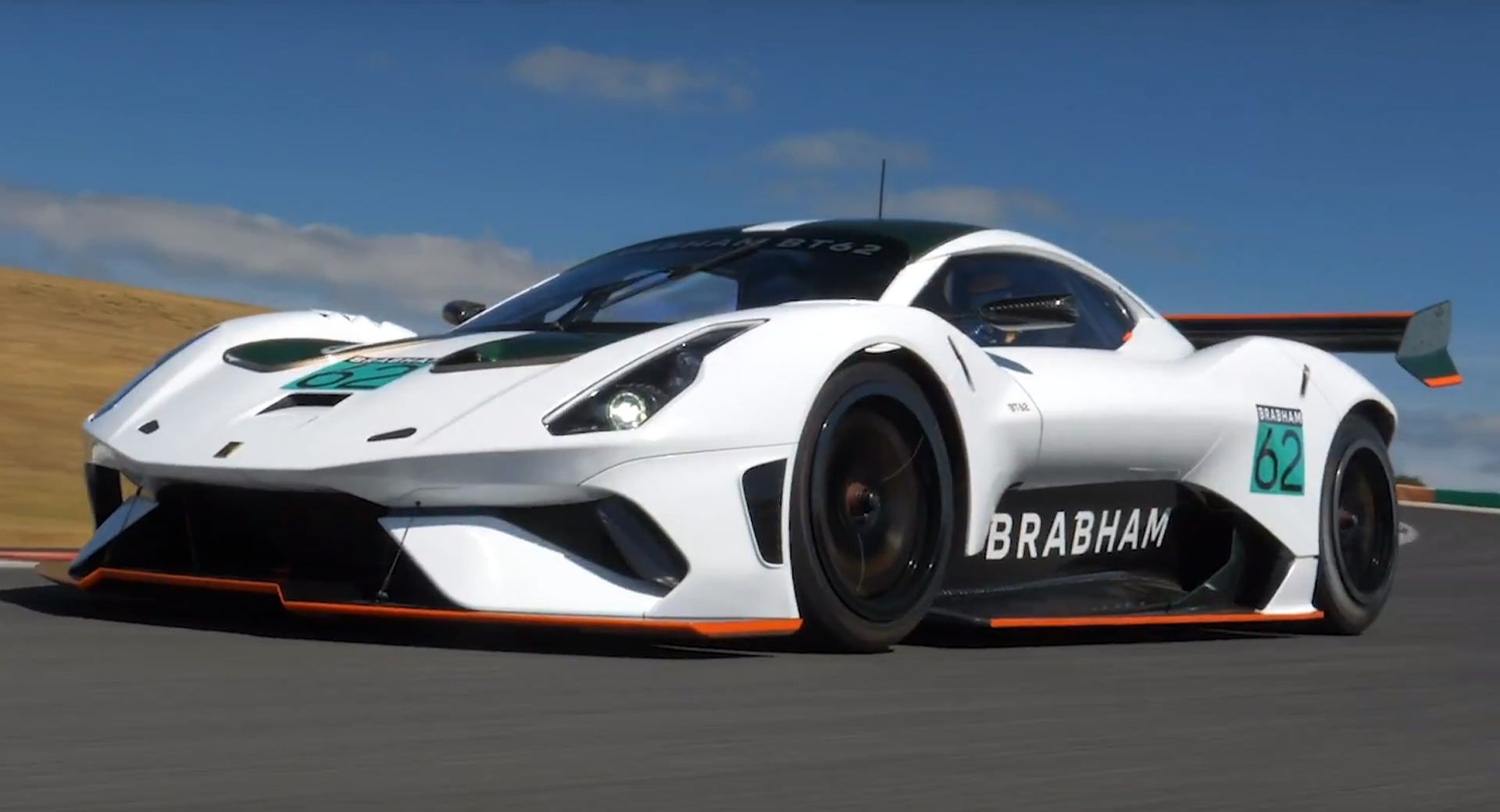 1920x1040 Brabham BT62 Looks Bonkers Attacking The Portimao Circuit