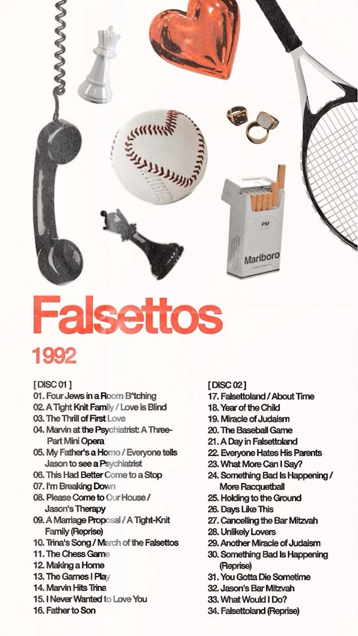 736x1308 falsettos poster
