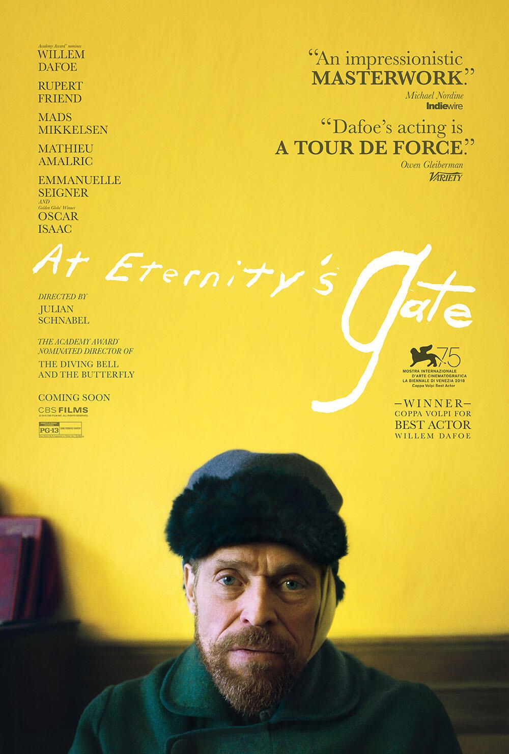 1000x1481 At Eternity's Gate Tickets & Showtimes