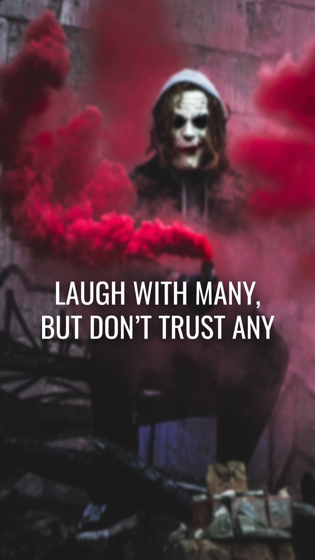 1080x1920 Download Deep Trust Quote on a Vibrant Background Wallpaper