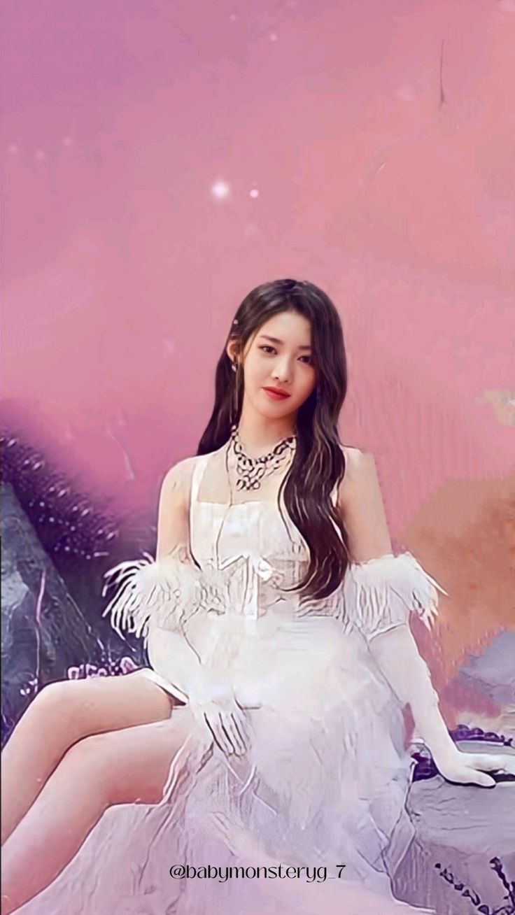 736x1308 BABYMONSTER.. STUCK IN THE MIDDLE MOON TITLE [RUKA WALLPAPER]
