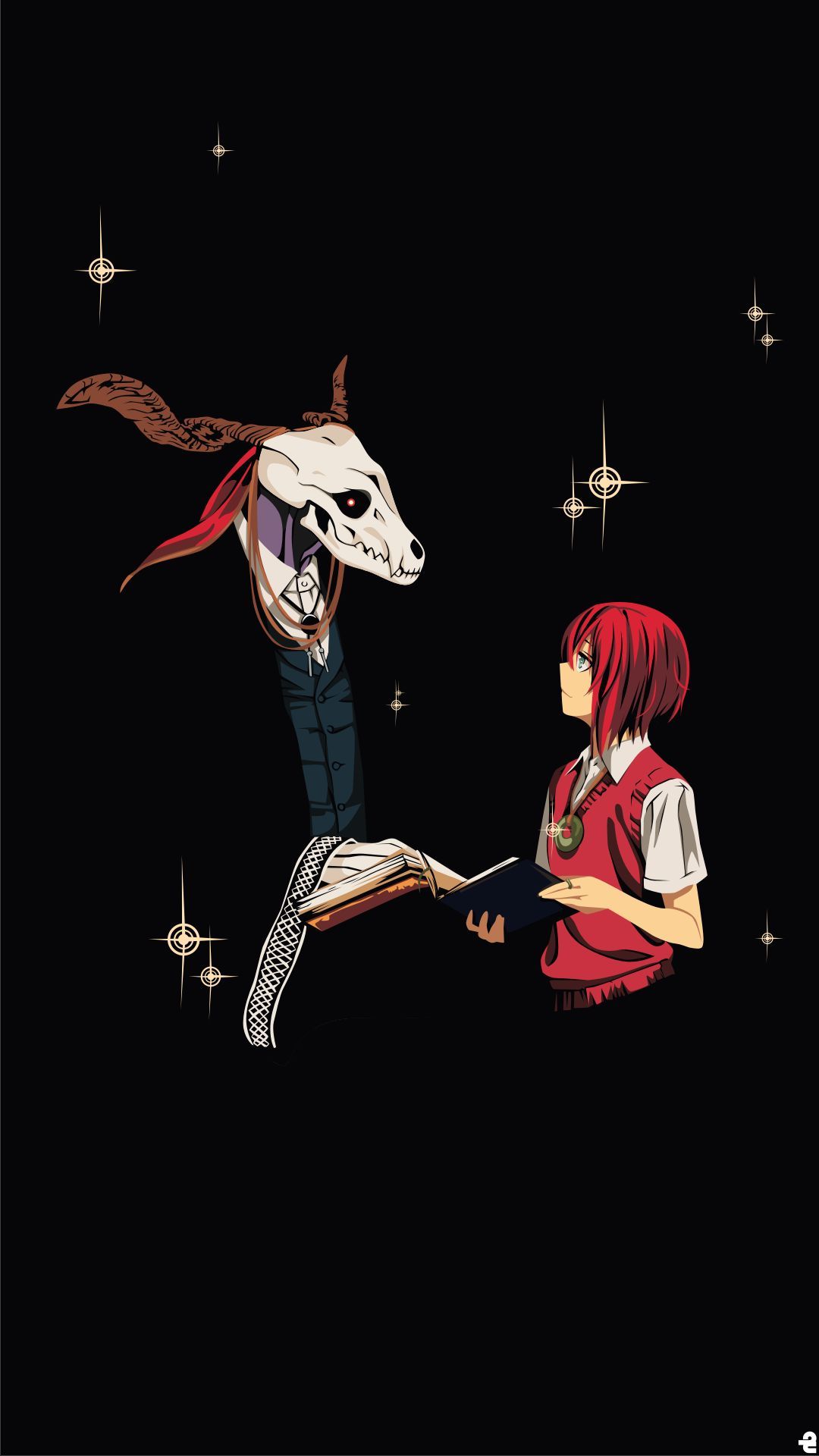 1080x1920 Phone wallpaper: The Ancient Magus' Bride, Anime, Chise Hatori, Elias Ainsworth 1311923
