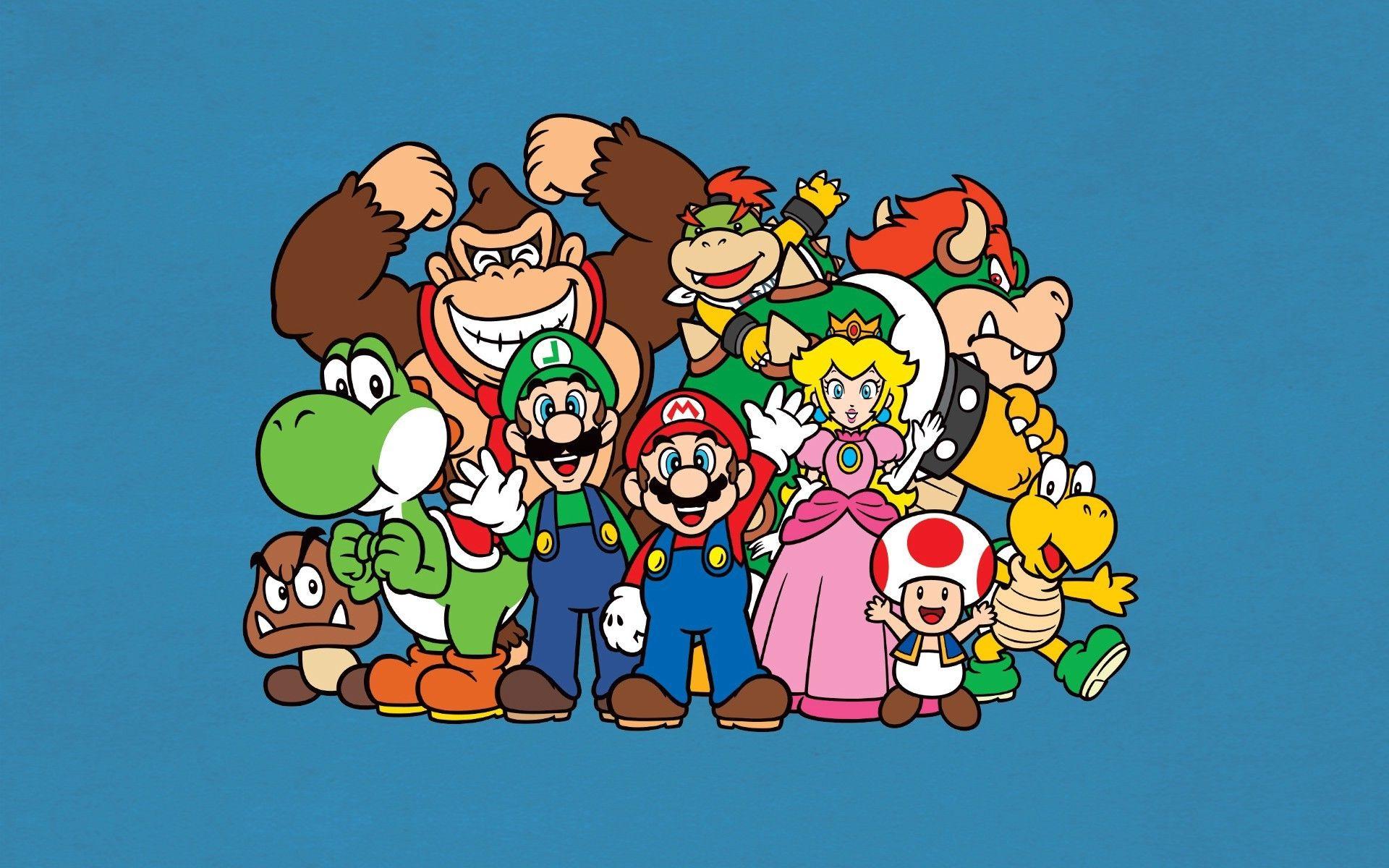 Nintendo Characters Wallpapers Top Free Nintendo Characters Backgrounds Wallpaperaccess