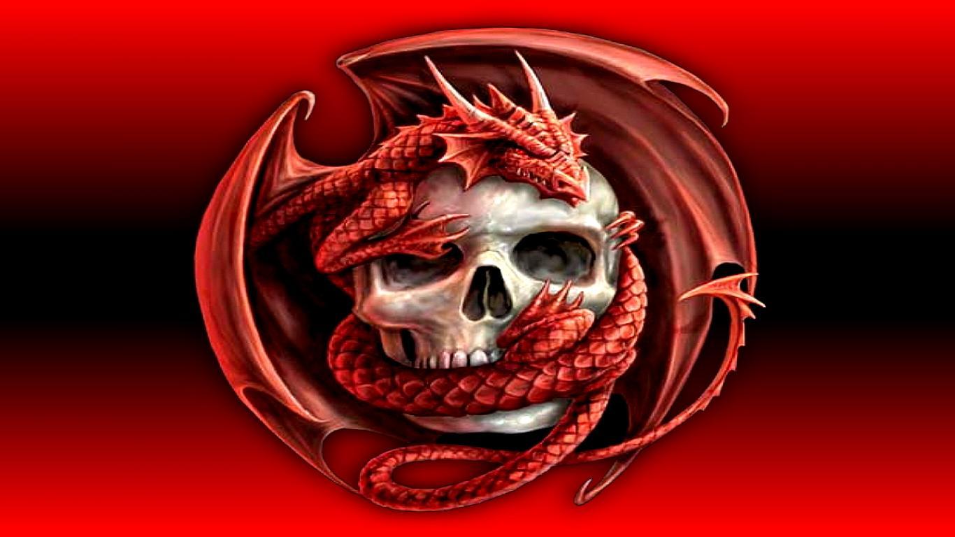 1366x768 Dragon 3D Amazing Wallpaper 10345