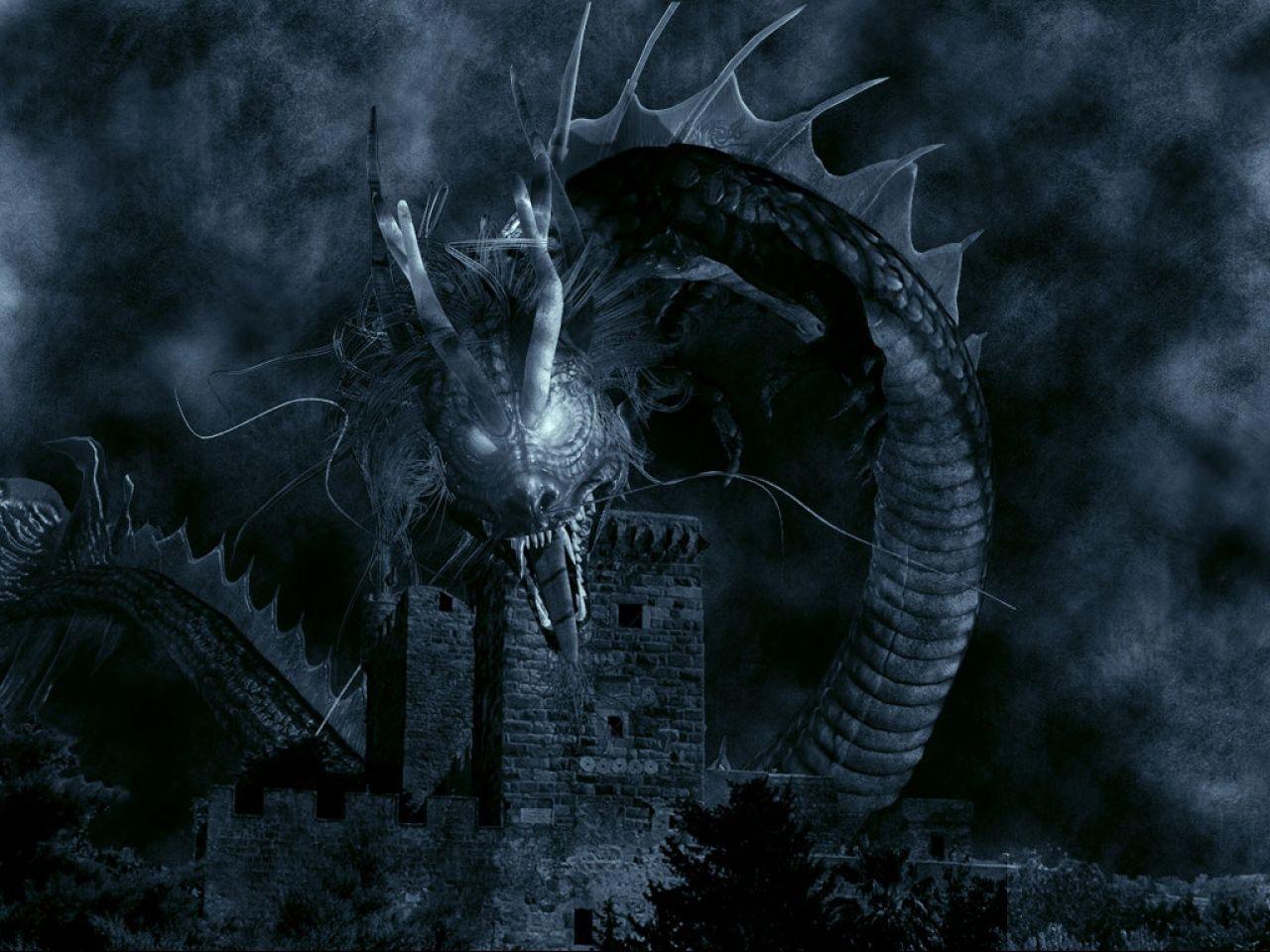 1280x960 August 2012. Dragon Background Wallpaper