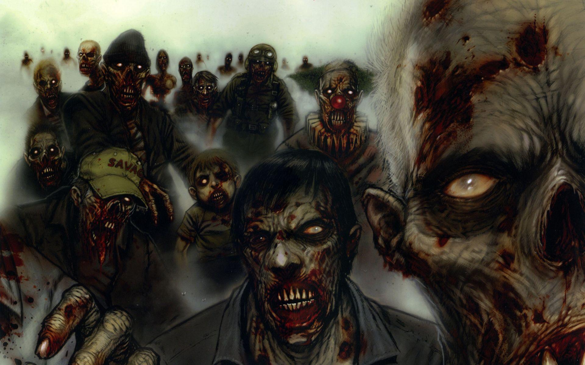 1920x1200 dark, Horror, Gore, Blood, Zombie, Monster Wallpaper HD / Desktop