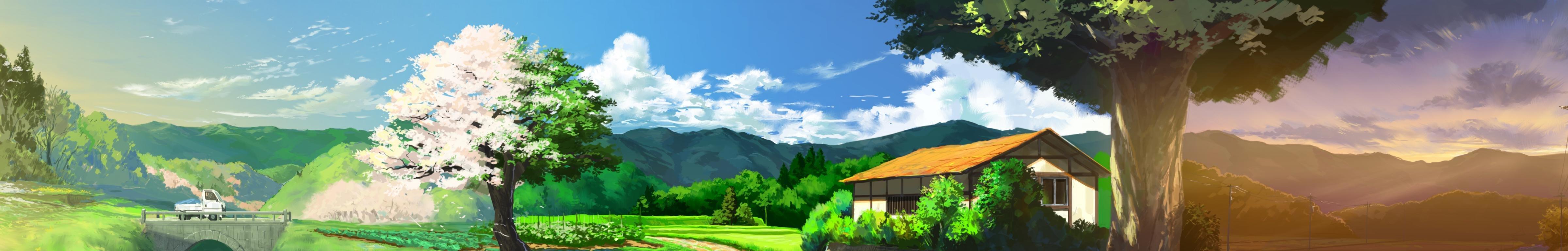4800x768 Triple monitor Anime wallpaper, HD background